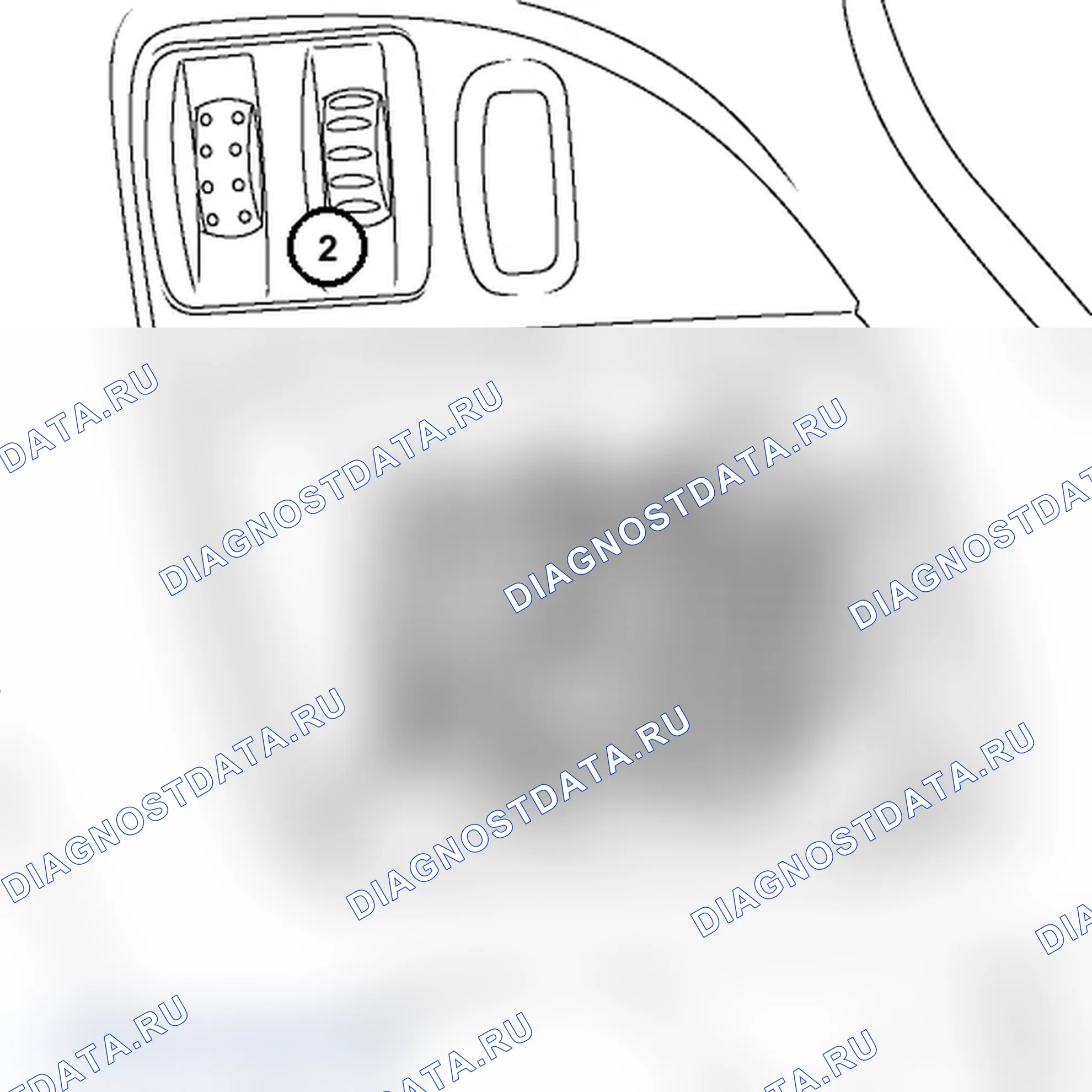 Перечень и расположение элементов люка крыши с электроприводом. Renault Modus I