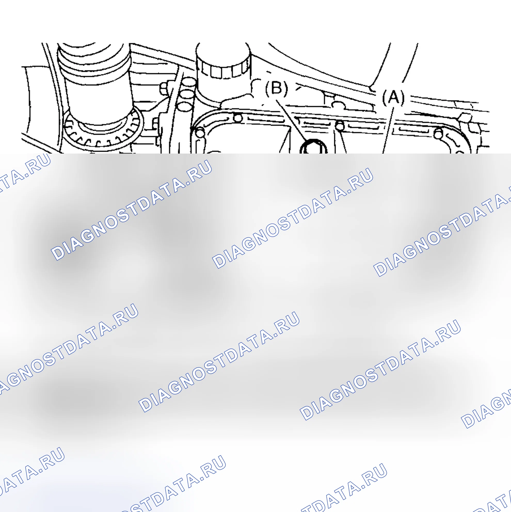 Рис. 213: Модель 2,5 л. Subaru Legacy BE/BH/BT