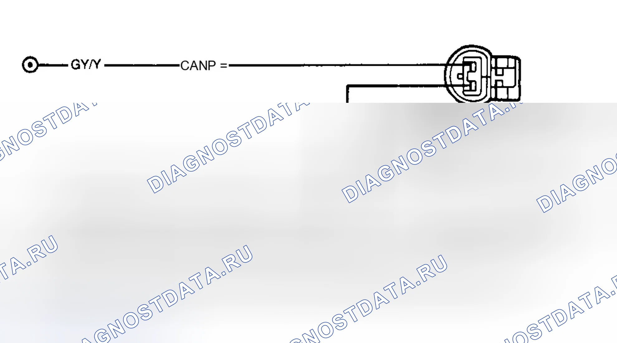 Рис. 92: Схема продувки канистры (CANP). Ford Escort V рестайлинг