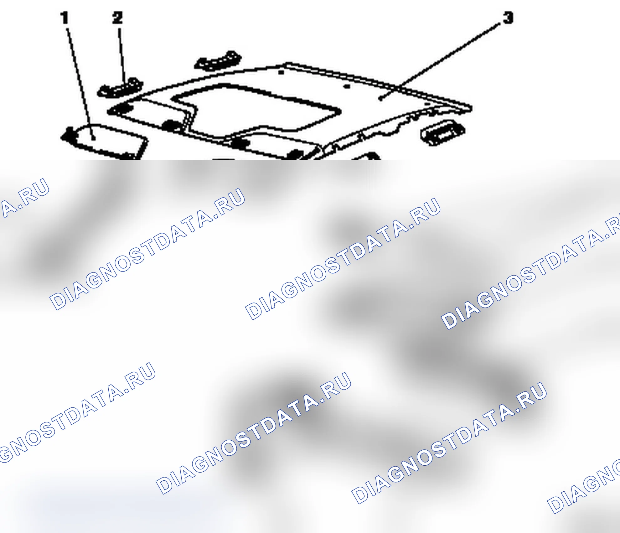 Расположение внутренней обшивки на моделях F08, F48. Opel Astra G
