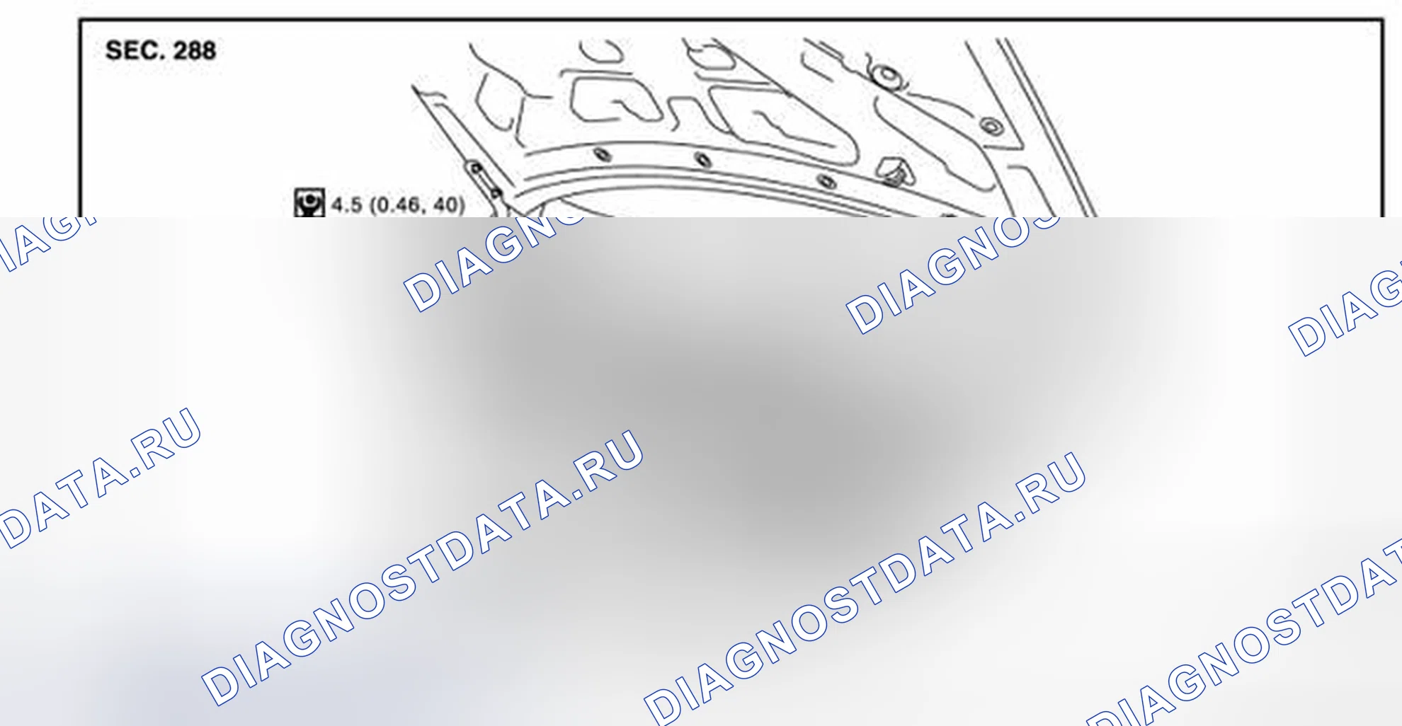 Рис. 13: ВИД ПРИ ДЕМОНТАЖЕ. Nissan Cube III