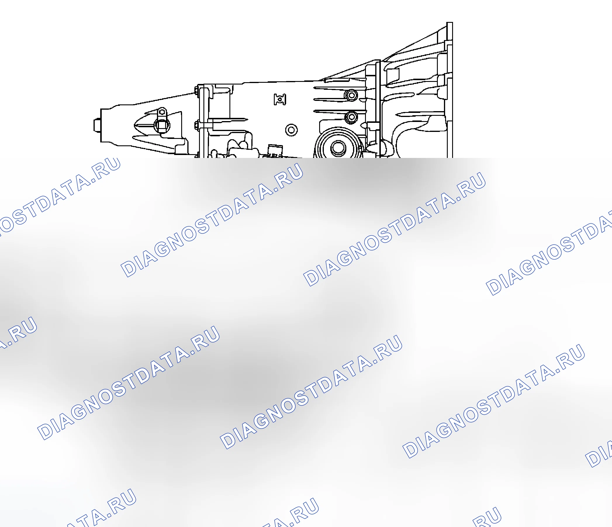 Рис. 46: Информация идентификации передачи. Hummer H3 I