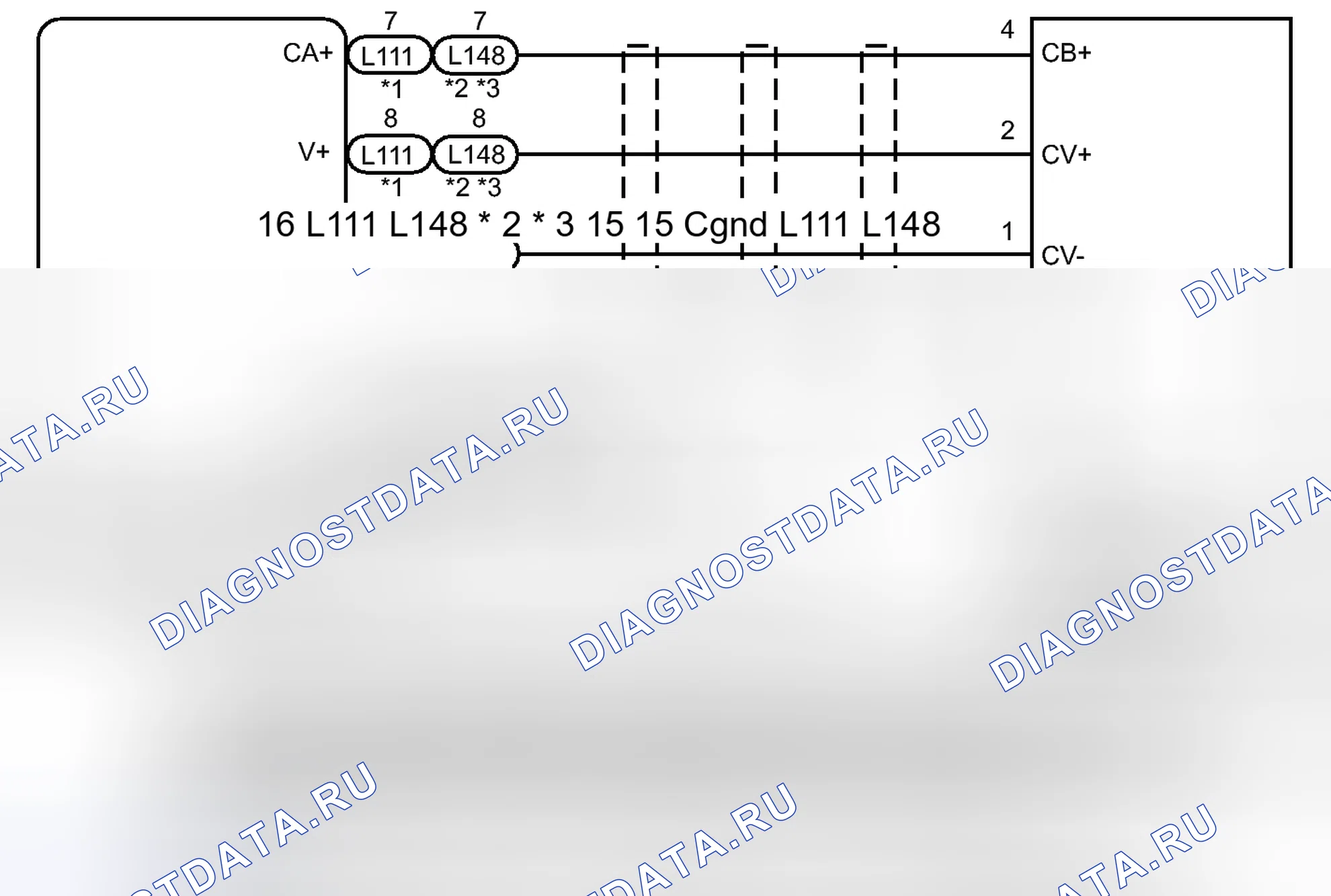 Рис. 3: электросхема. Toyota Prius III рестайлинг