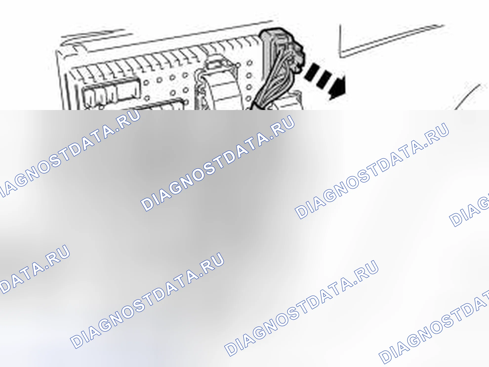 Рис. 67: Отсоединение соединителя дышла. Volvo XC70 I рестайлинг