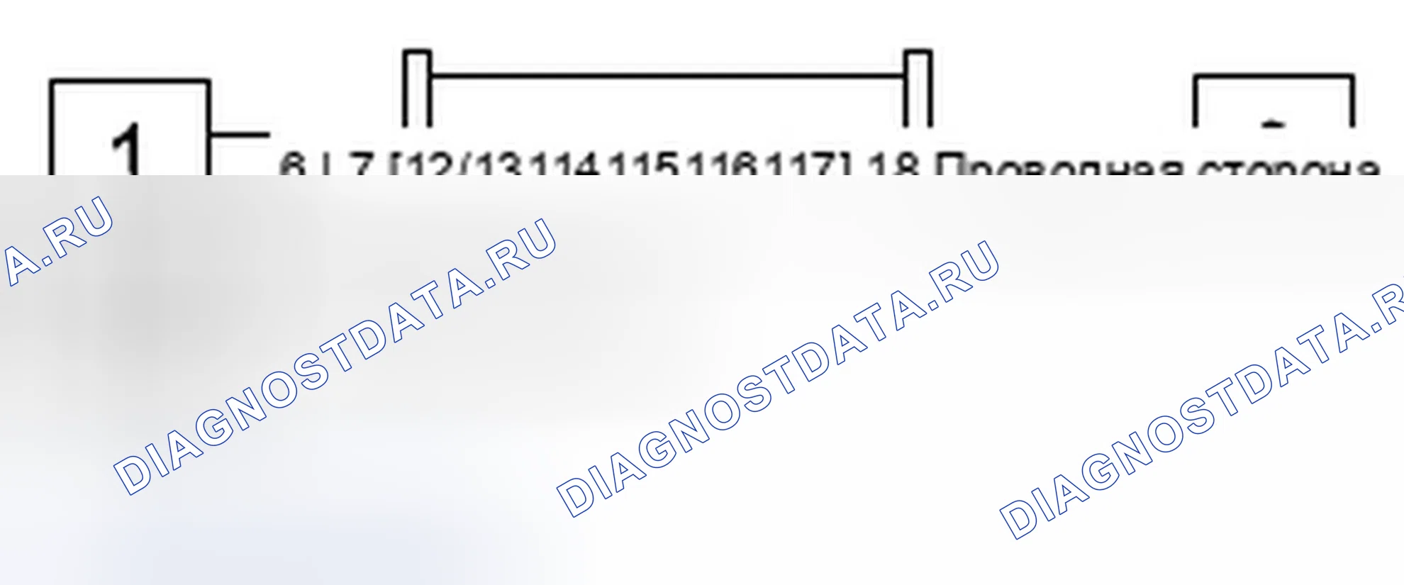 Рис. 688: РАЗЪЕМ A СТЕРЕОУСИЛИТЕЛЯ (18P). Acura TSX II