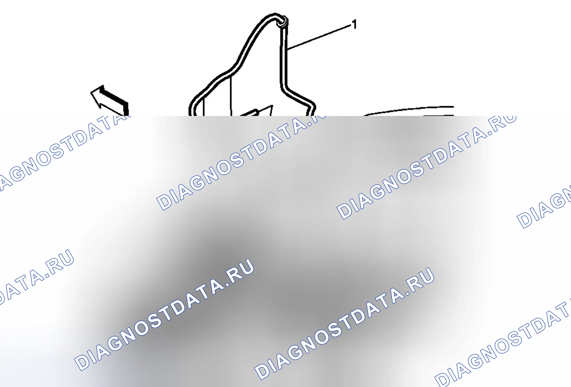 Рис. 4: Замена переливного шланга радиатора (Llt). Chevrolet Camaro V