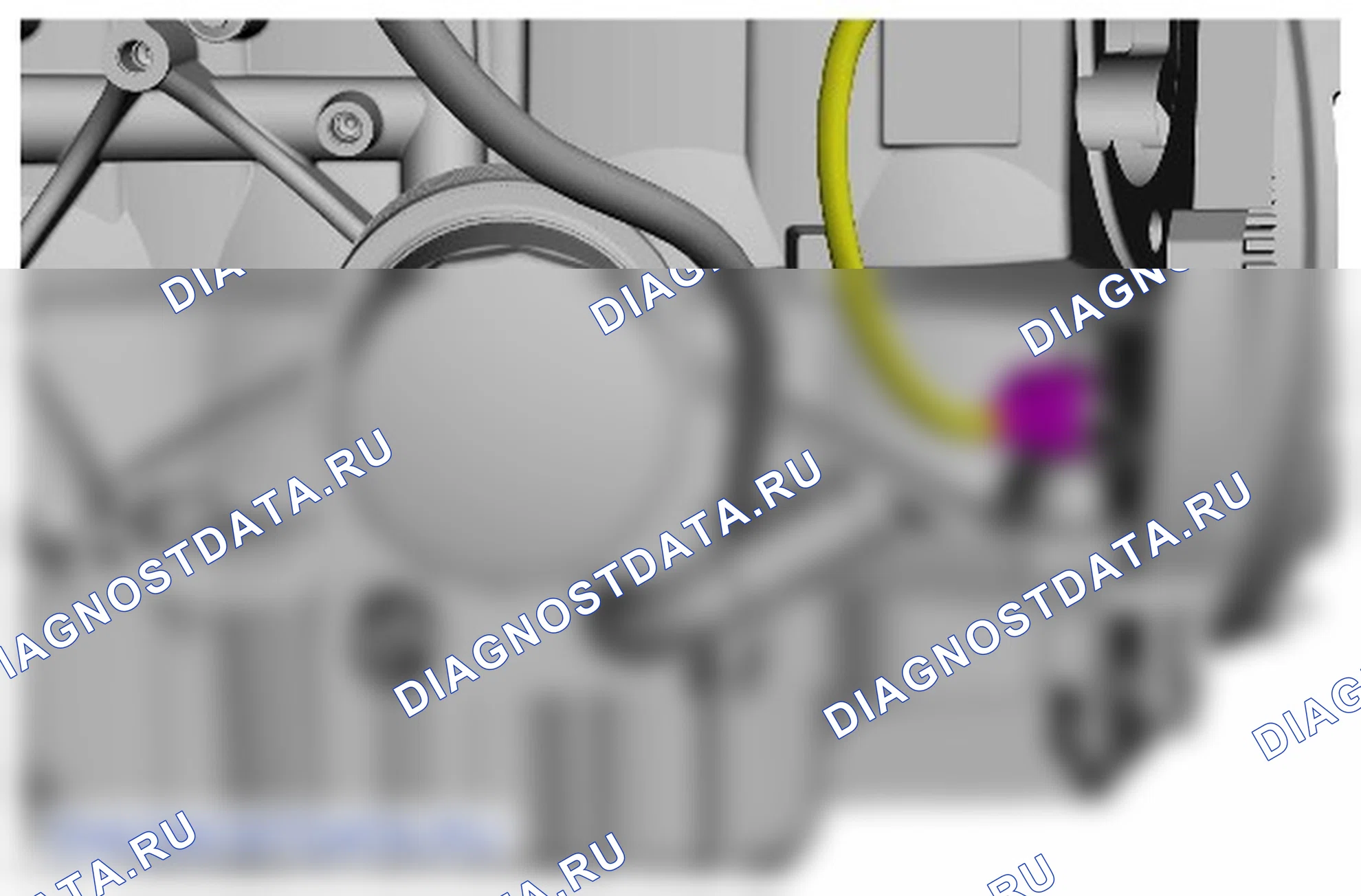 Как снять и установить жгут электропроводки двигателя. Ford Grand C-MAX II