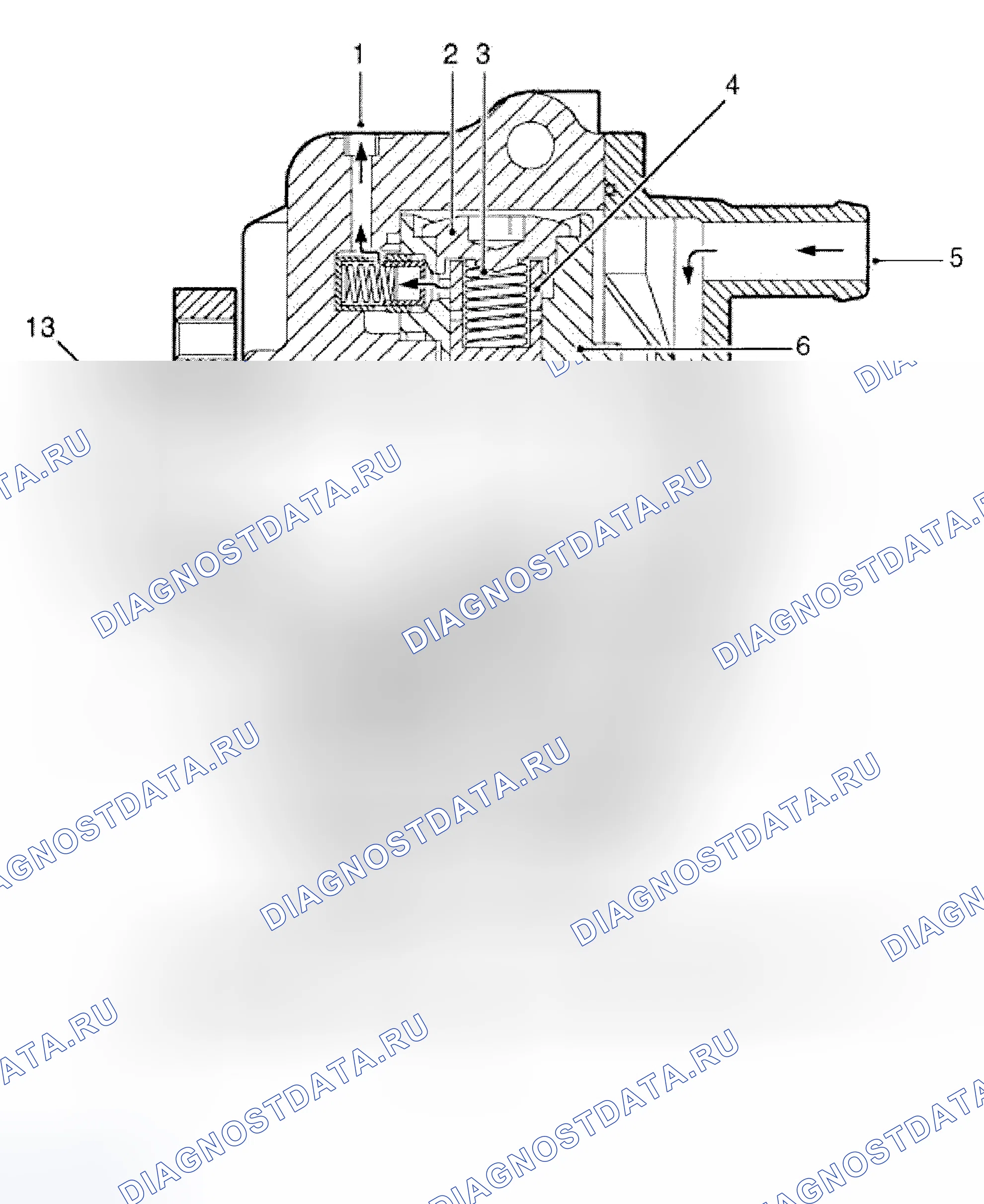Рис. 57: ГИДРАВЛИЧЕСКИЙ НАСОС. Land Rover Discovery L318