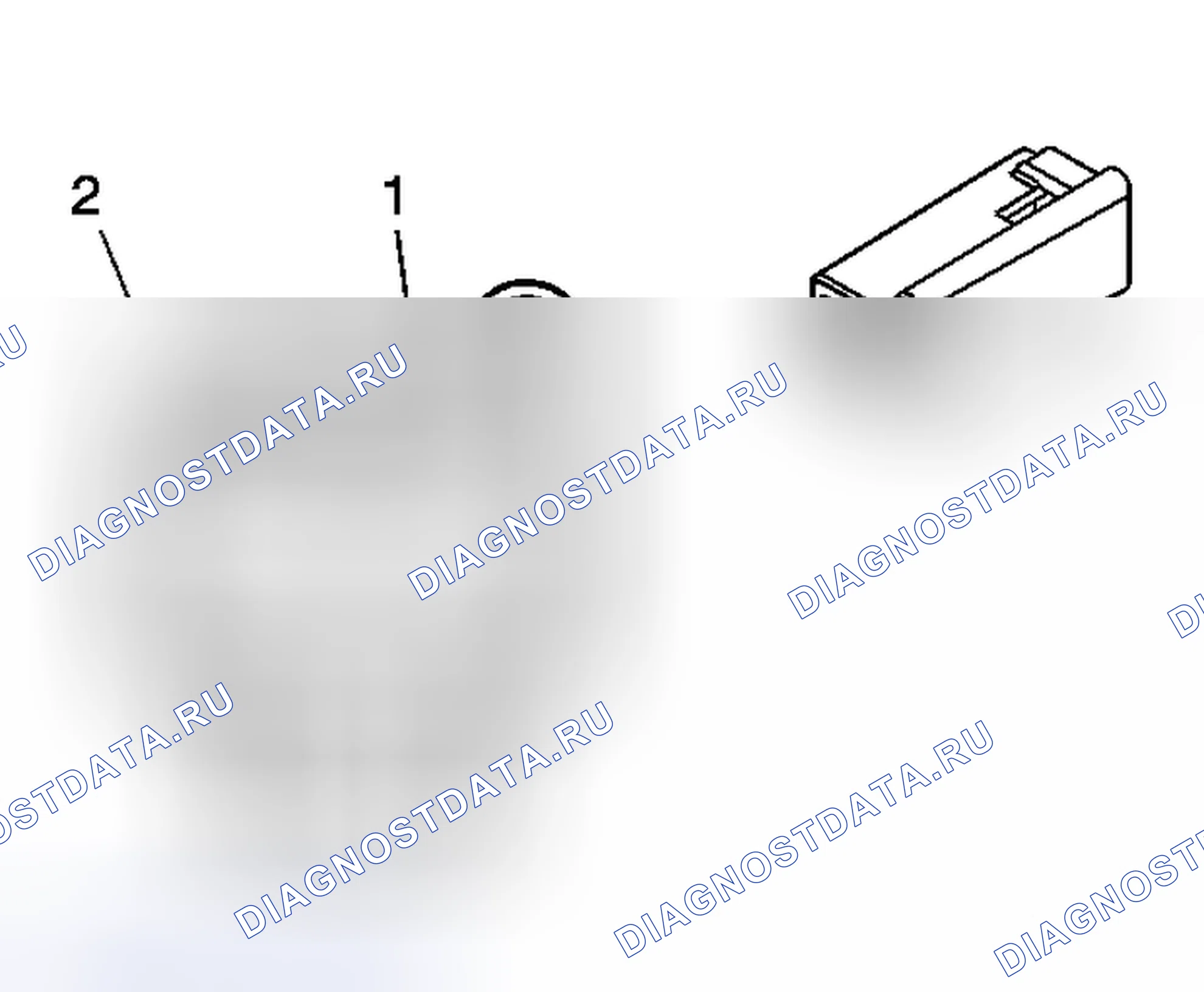 Рис. 3: Переключатель положения педали сцепления (CPP). Kia Rio II