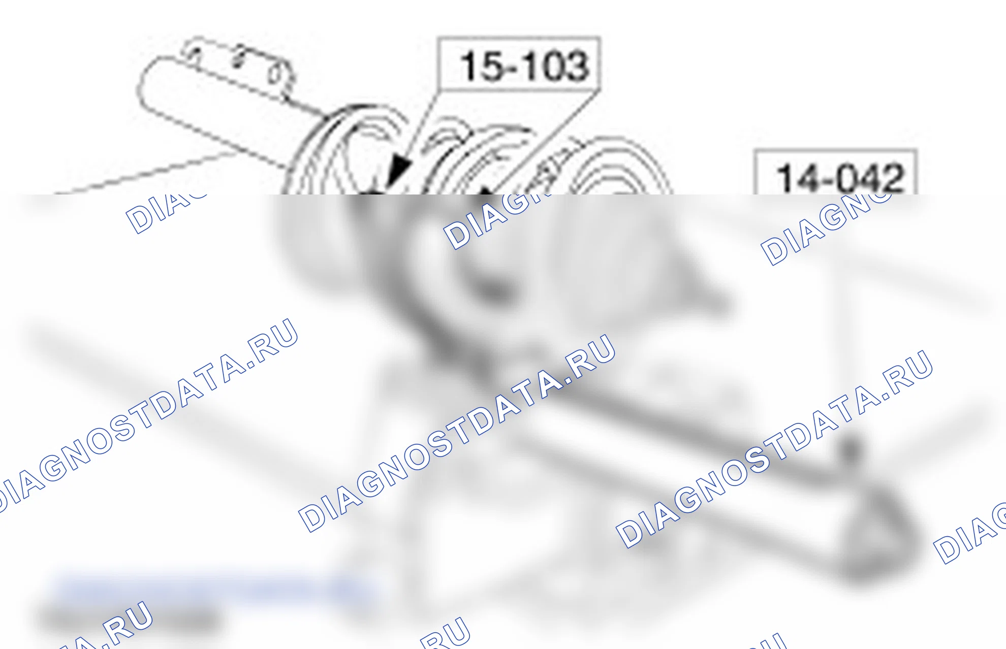 Разборка и сборка Передняя стойка и пружина в сборе. Ford Ka I
