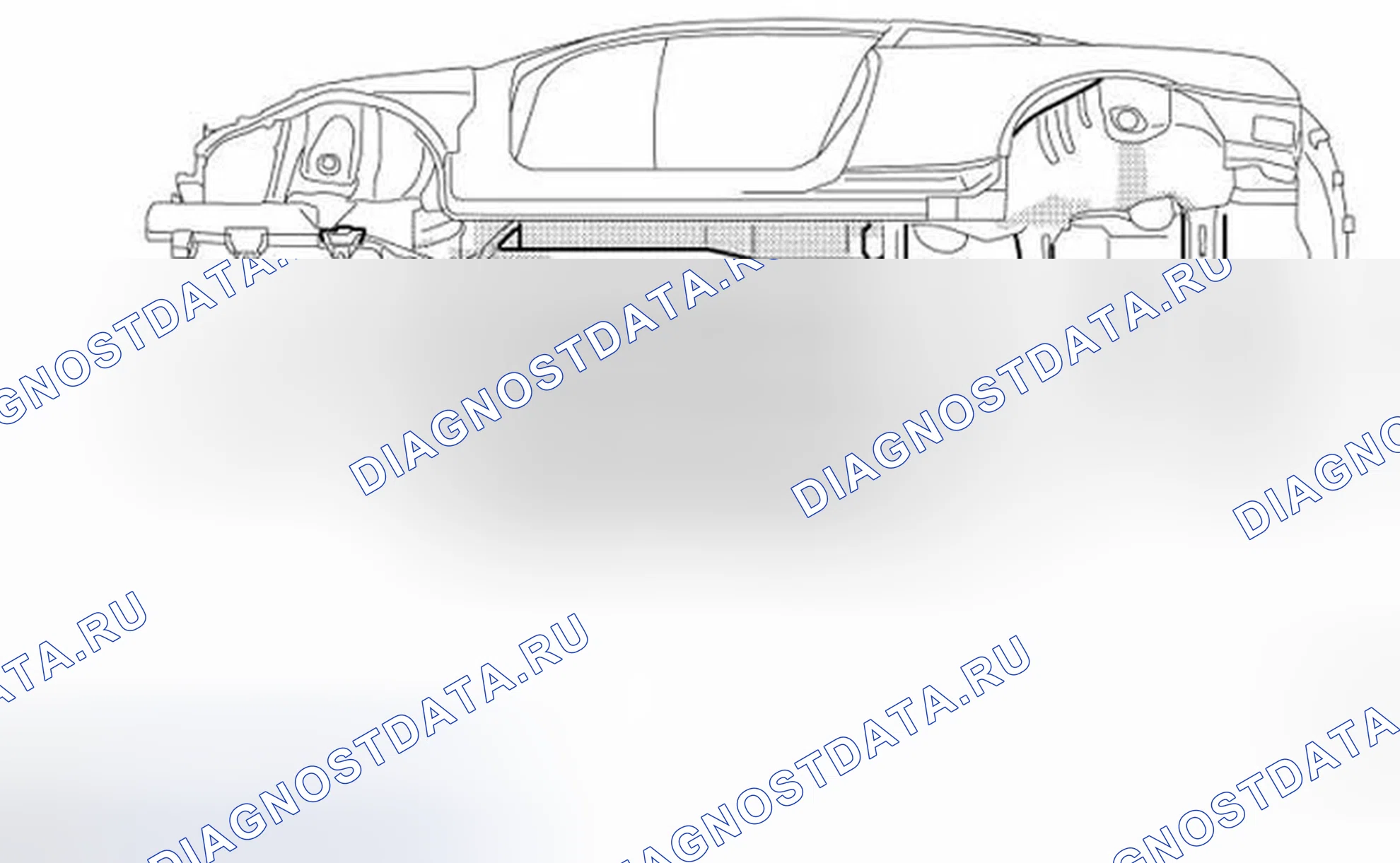 Рис. 303: Меры предосторожности при нанесении грунтовки. Infiniti Q60 I