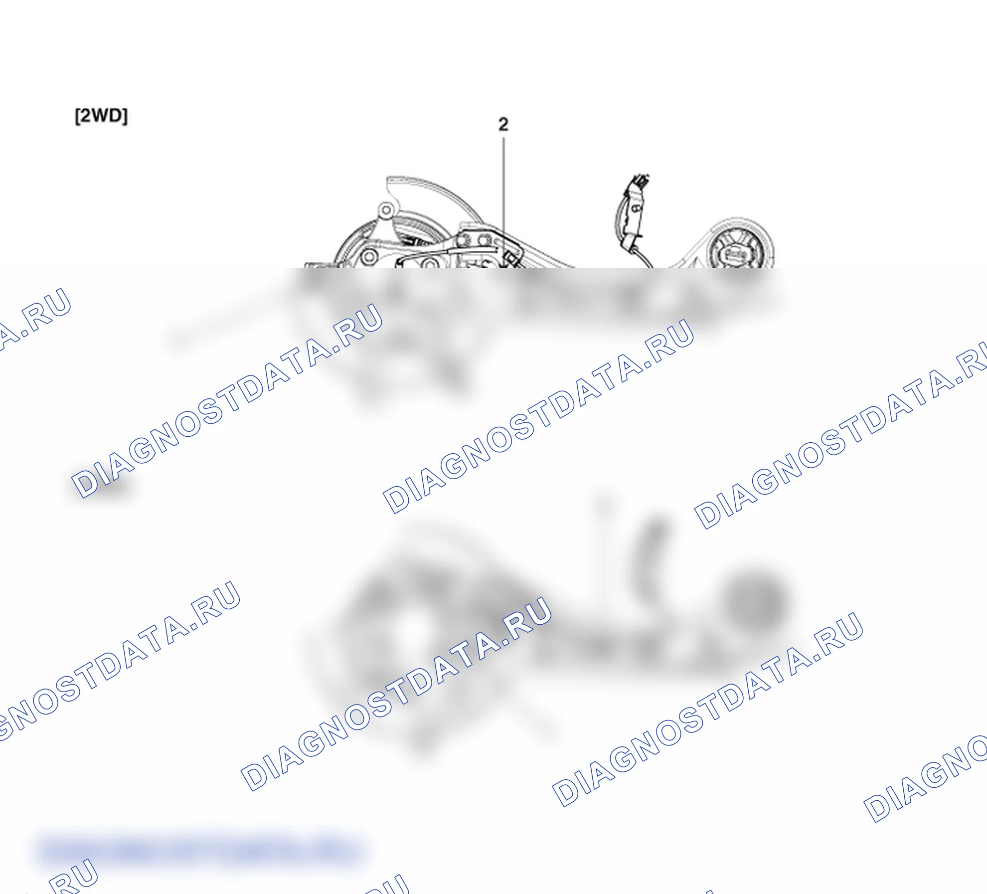 Детали датчика скорости заднего колеса. Hyundai Santafe Sport DMA
