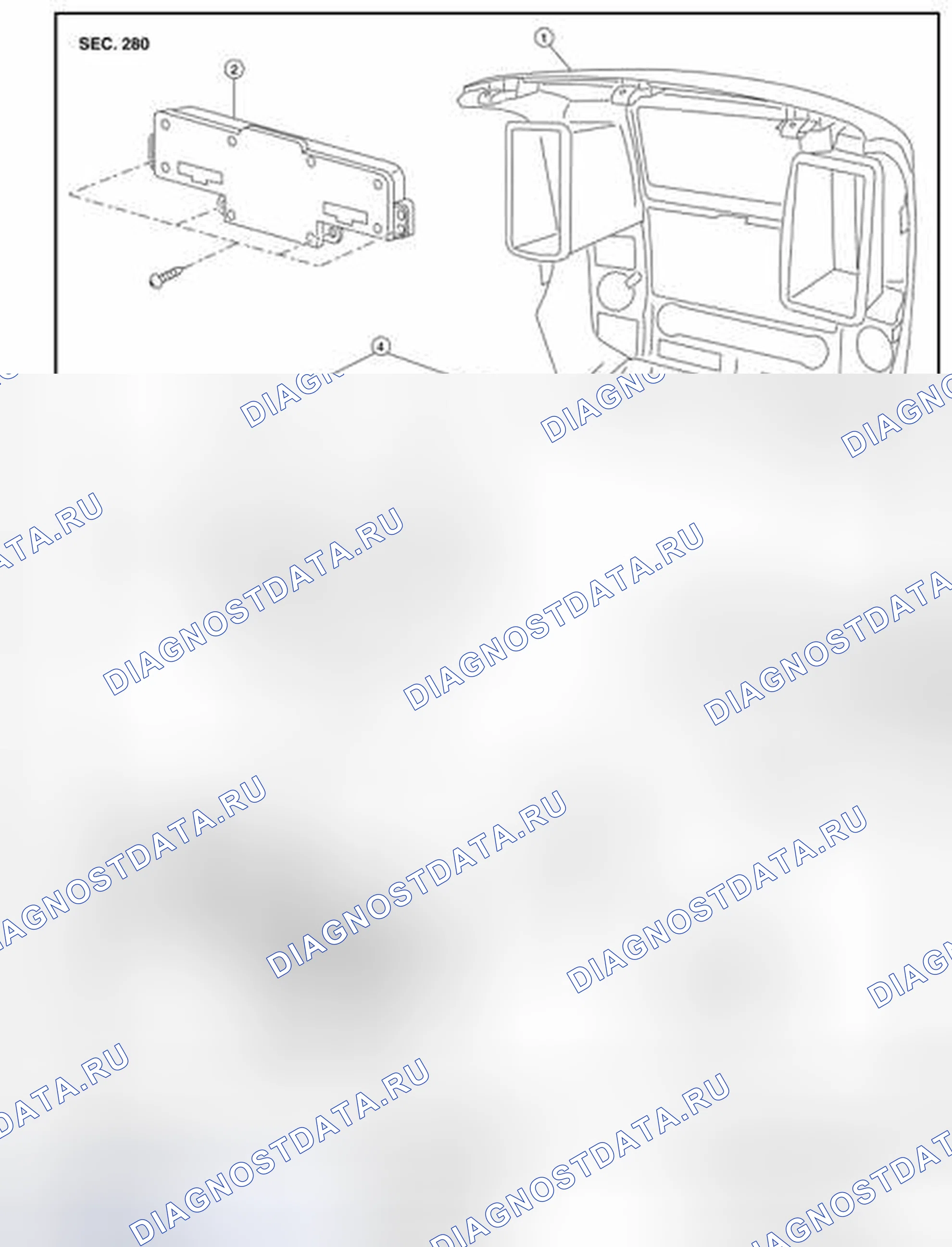 Рис. 173: Демонтаж и монтаж. Nissan Pathfinder III рестайлинг