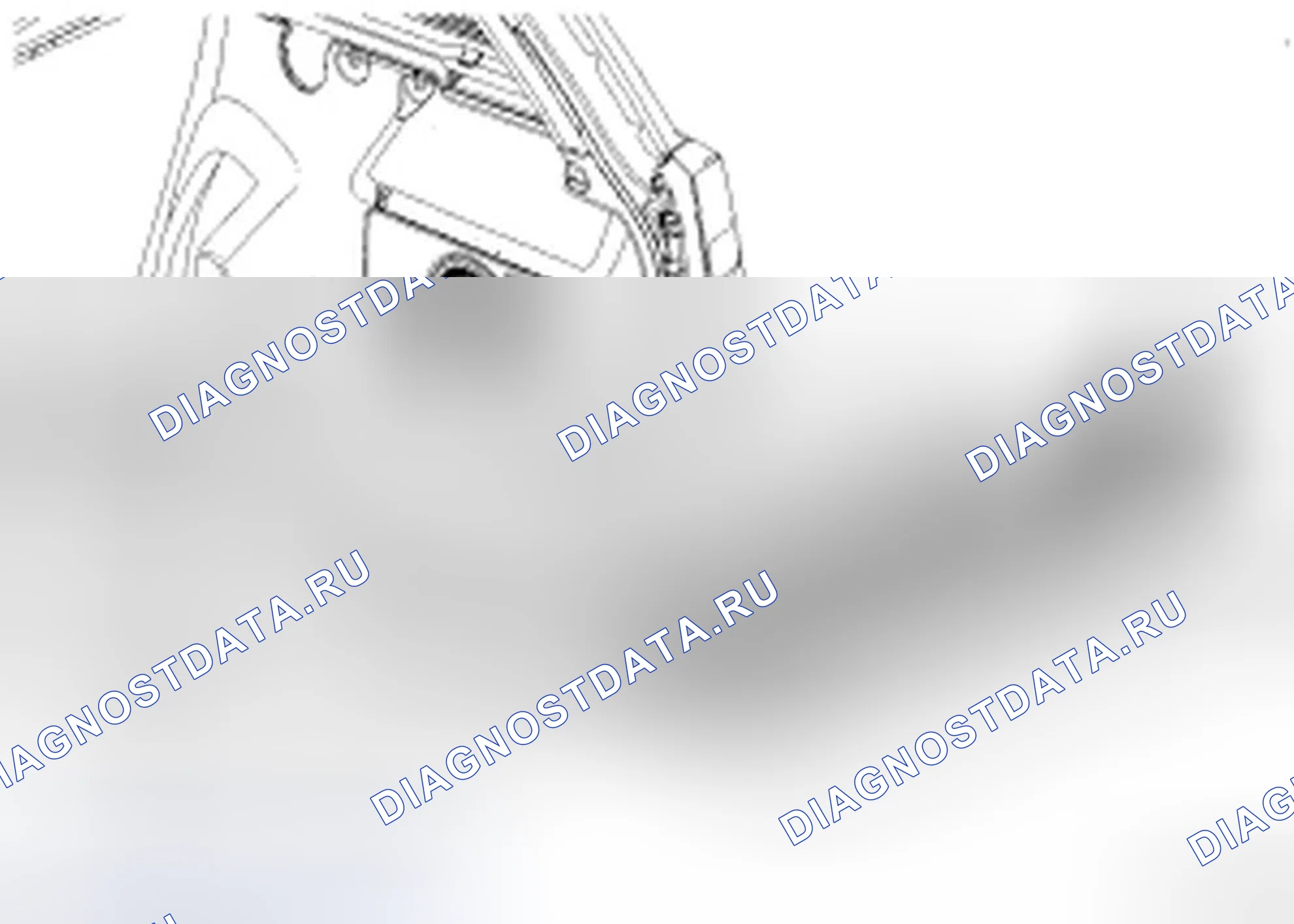 Рис. 393: КРЫШКА - ГРУЗОВОЙ ПОЛ, ЗАДНЯЯ ЧАСТЬ. Jeep Compass I