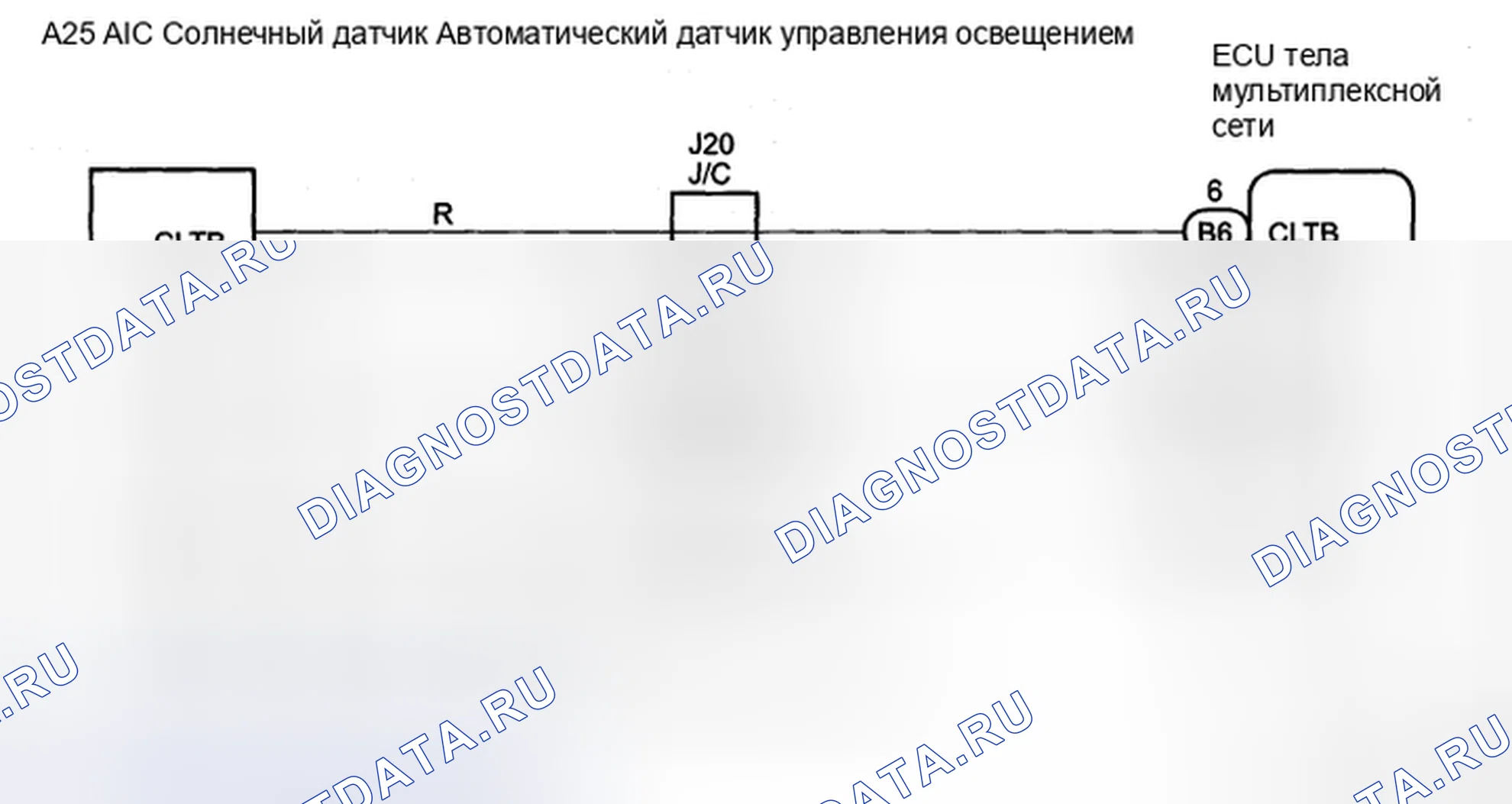 Рис. 1: электросхема. Toyota Sienna II рестайлинг