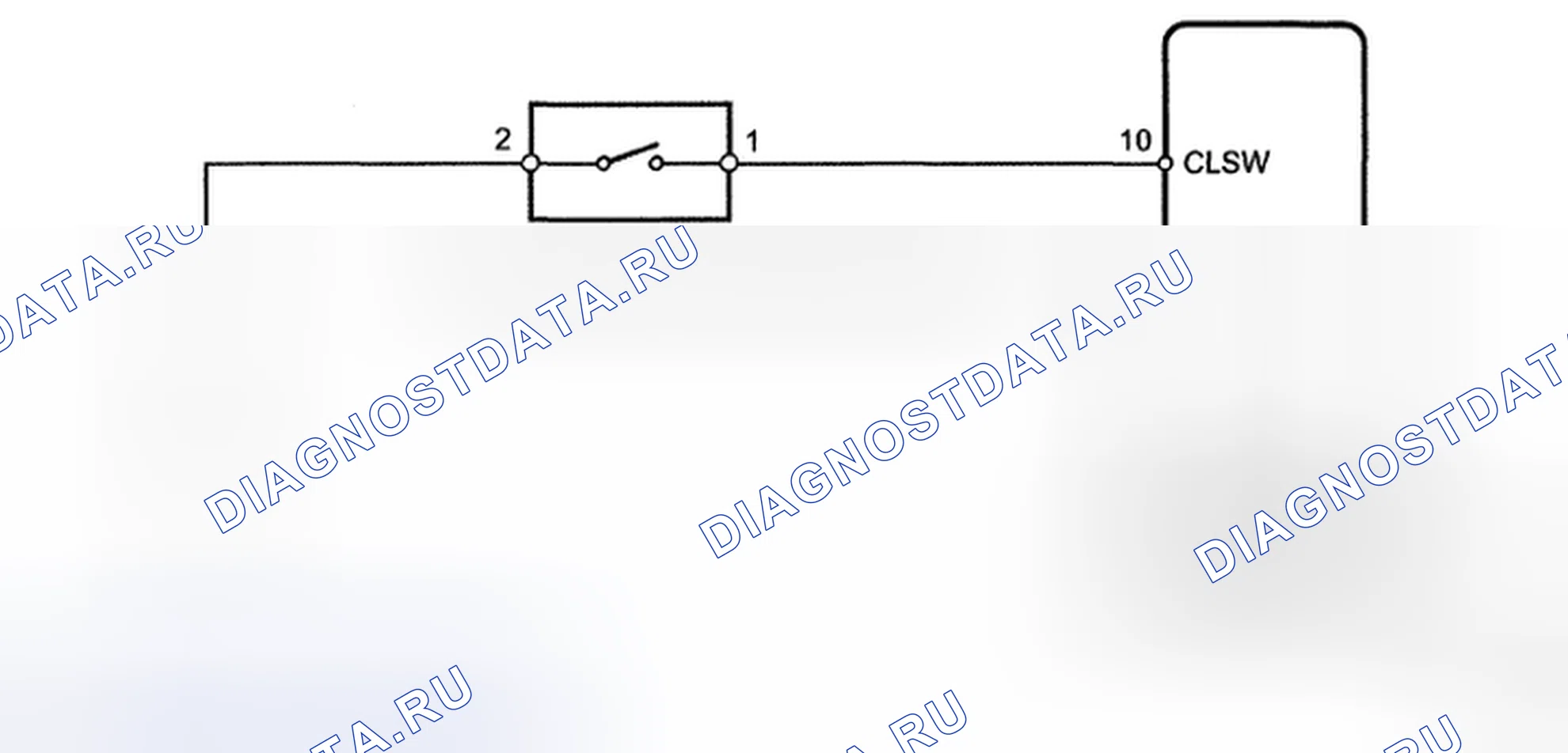 Рис. 5: электросхема. Toyota Tacoma II