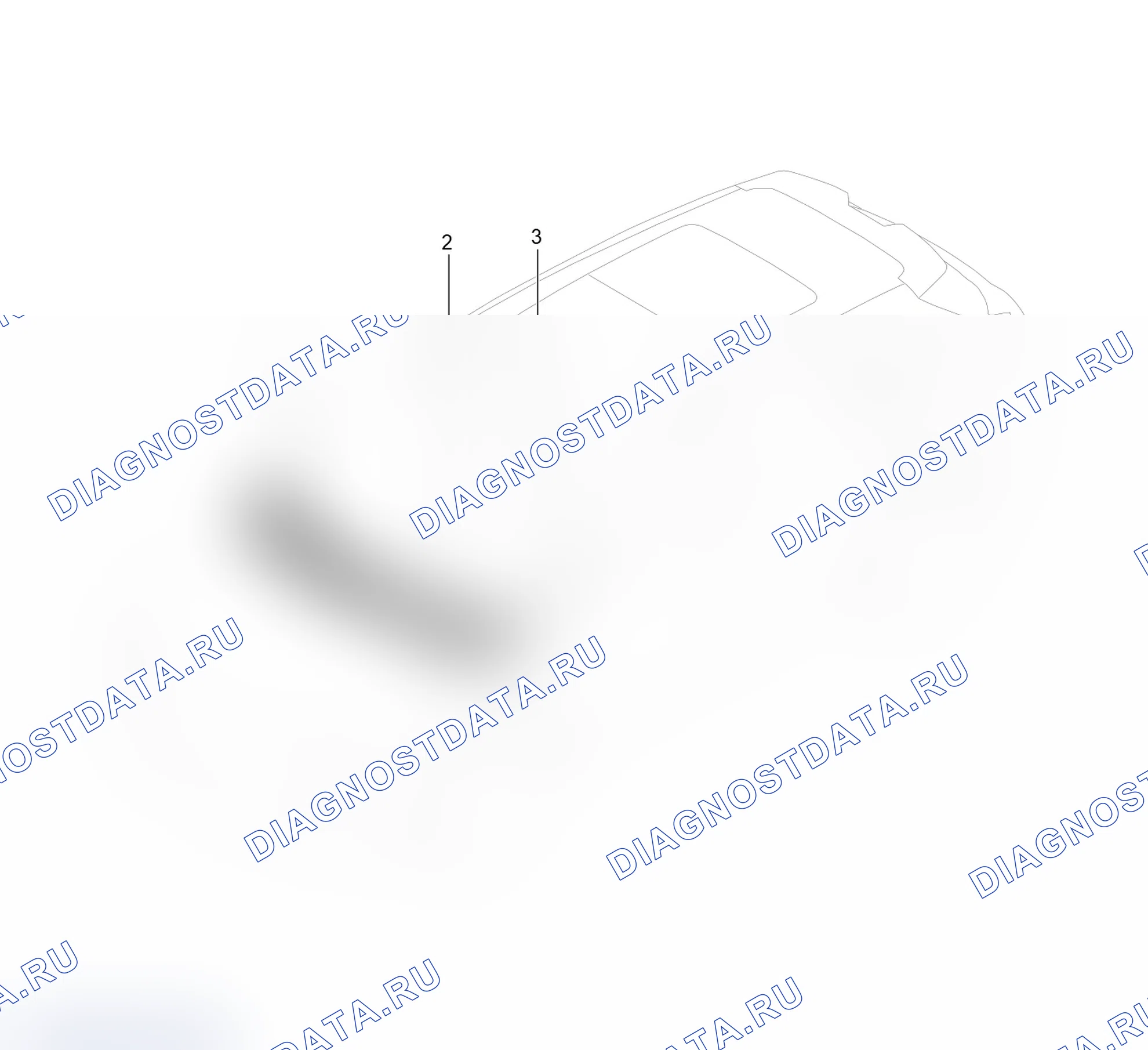 Схема расположения вентиляционной крышки — Haval Shenshou. Haval Shenshou I