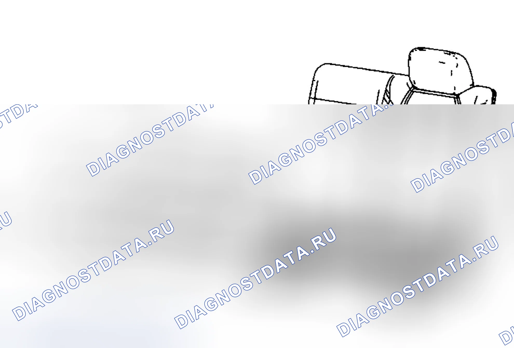 Рис. 89: Покрытие подушки заднего сиденья номер 2 и замена подушки. Chevrolet Traverse I