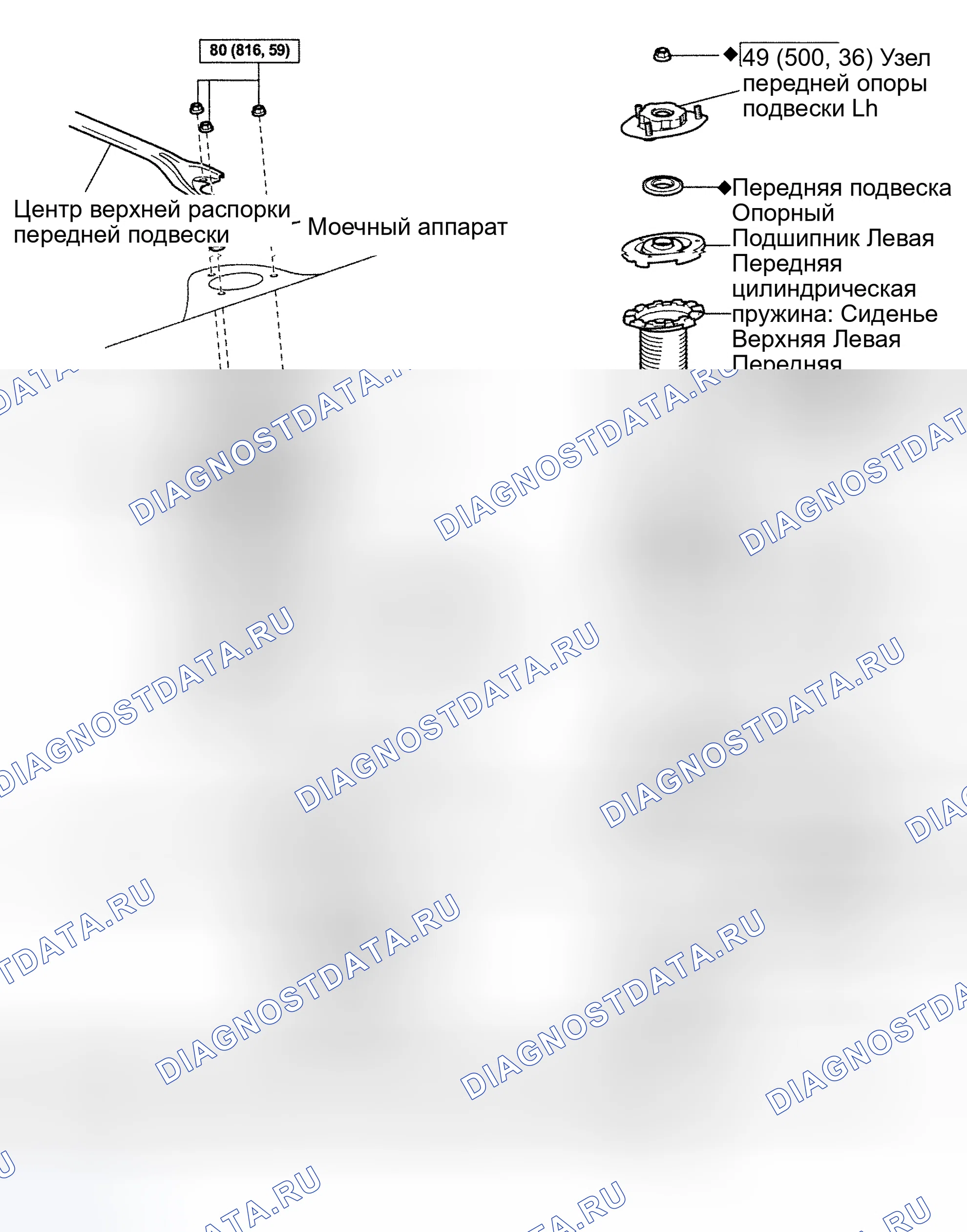 Рис. 3: ОПИСАНИЕ передней подвески. Toyota Camry XV30