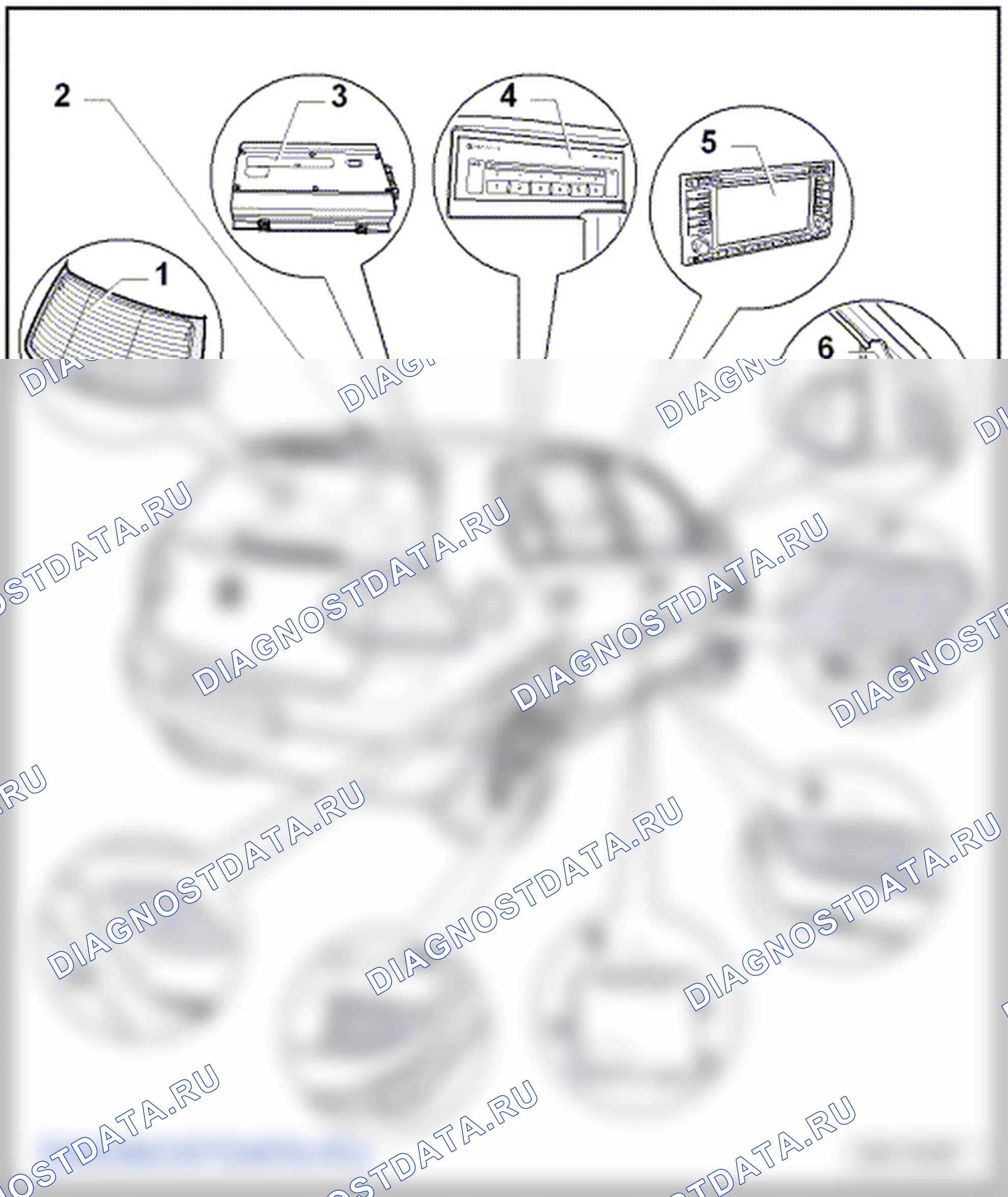 Радионавигационная система «„RNS MFD 2“» и «„RNS MFD 2 DVD“». Volkswagen Golf Mk5
