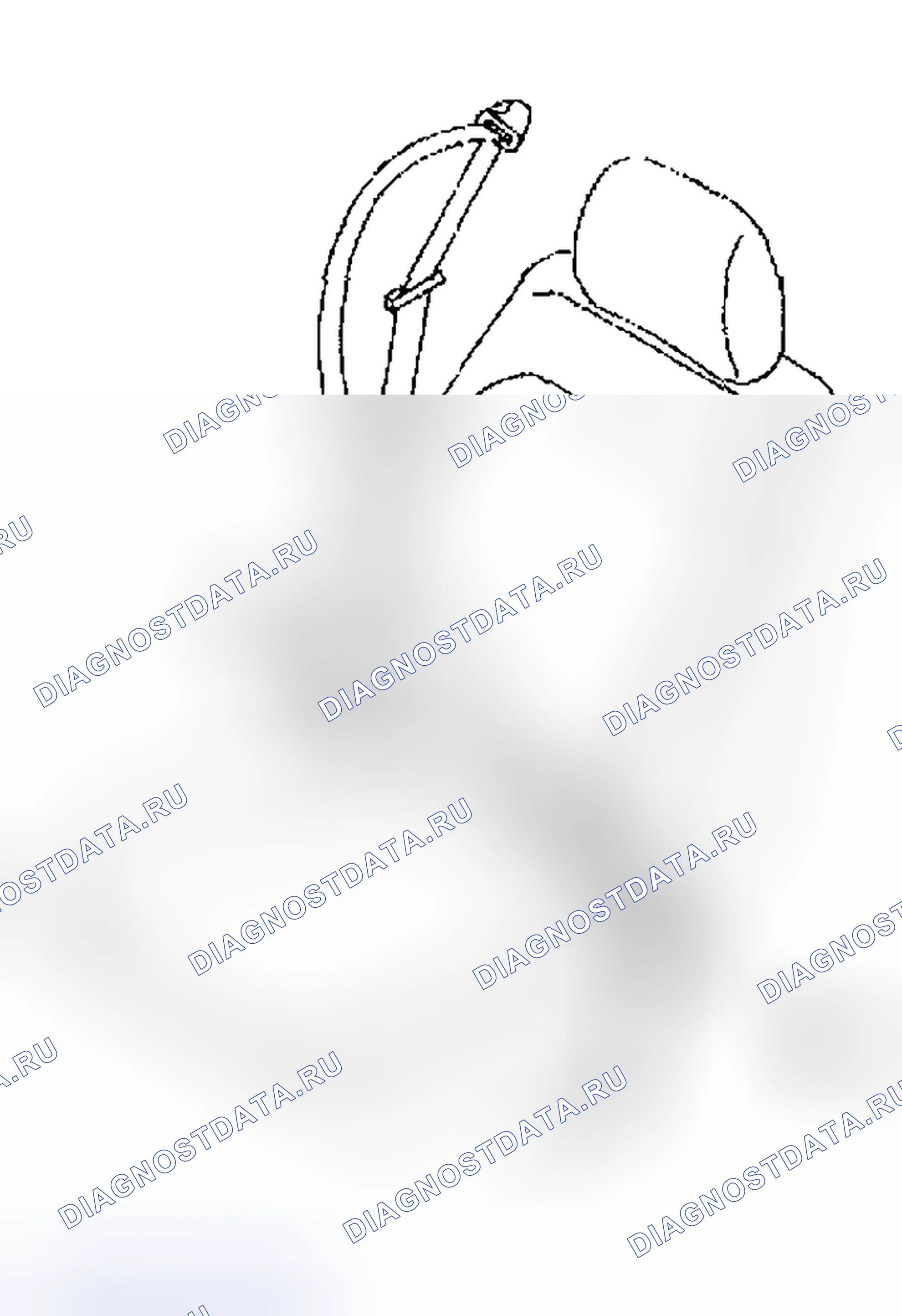 Рис. 6: ВНУТРЕННИЙ РЕМЕНЬ (ПЕРЕДНИЙ). Subaru Impreza GD/GC/GG рестайлинг