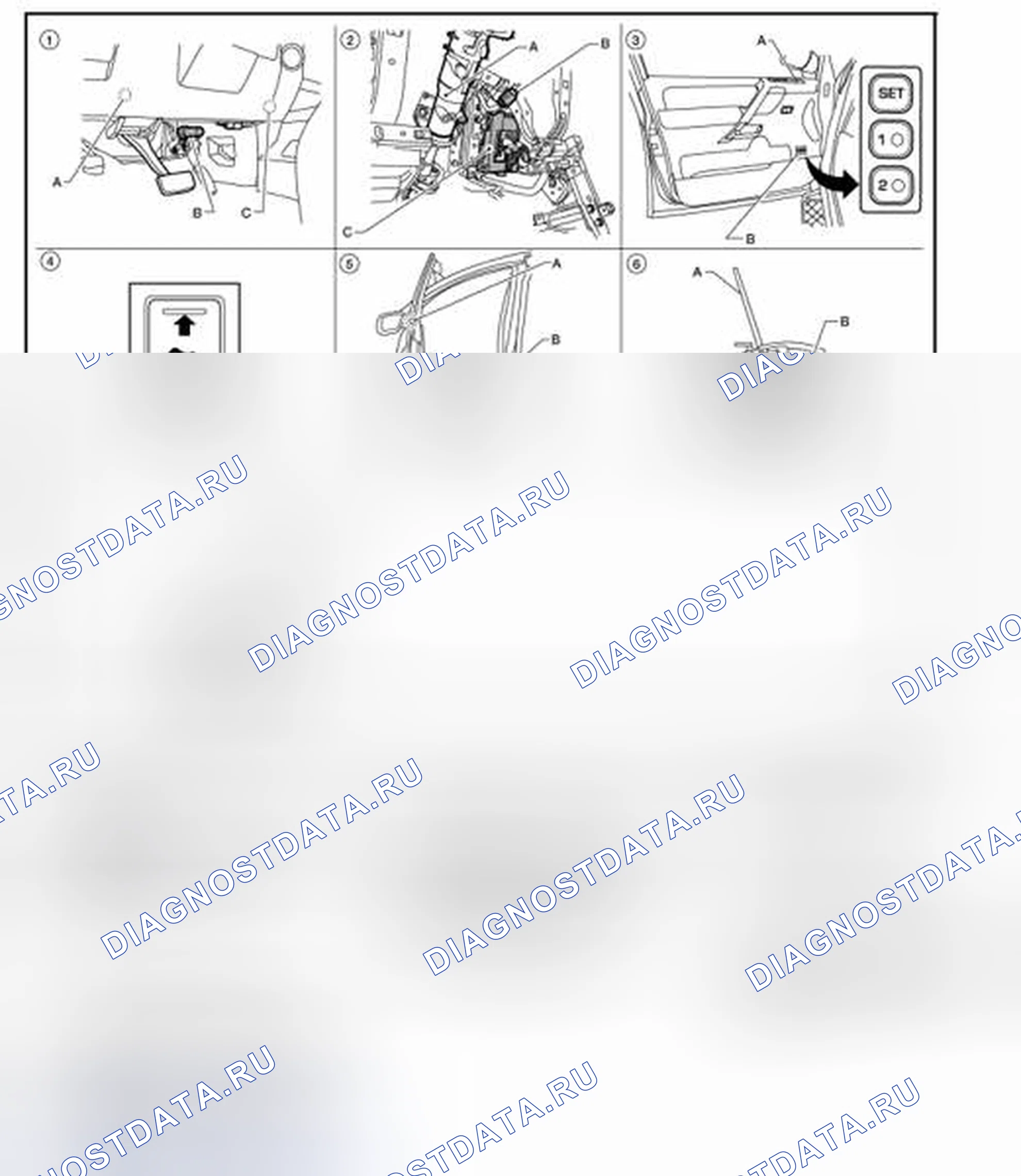 Рис. 115: РУЧНАЯ ФУНКЦИЯ: Расположение компонентов. Honda Today I