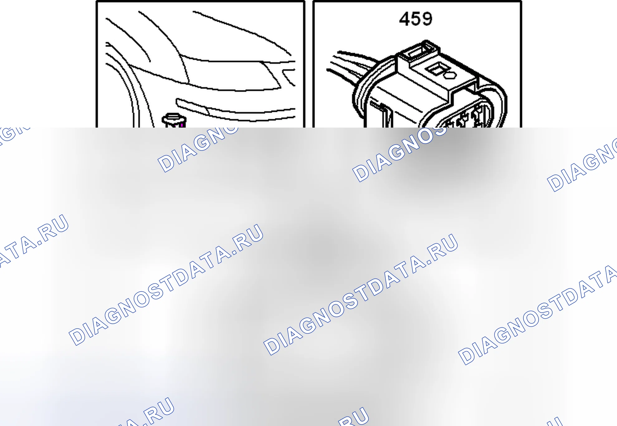 Рис. 147: Вакуумный насосный агрегат (459). Saab 9-3 II