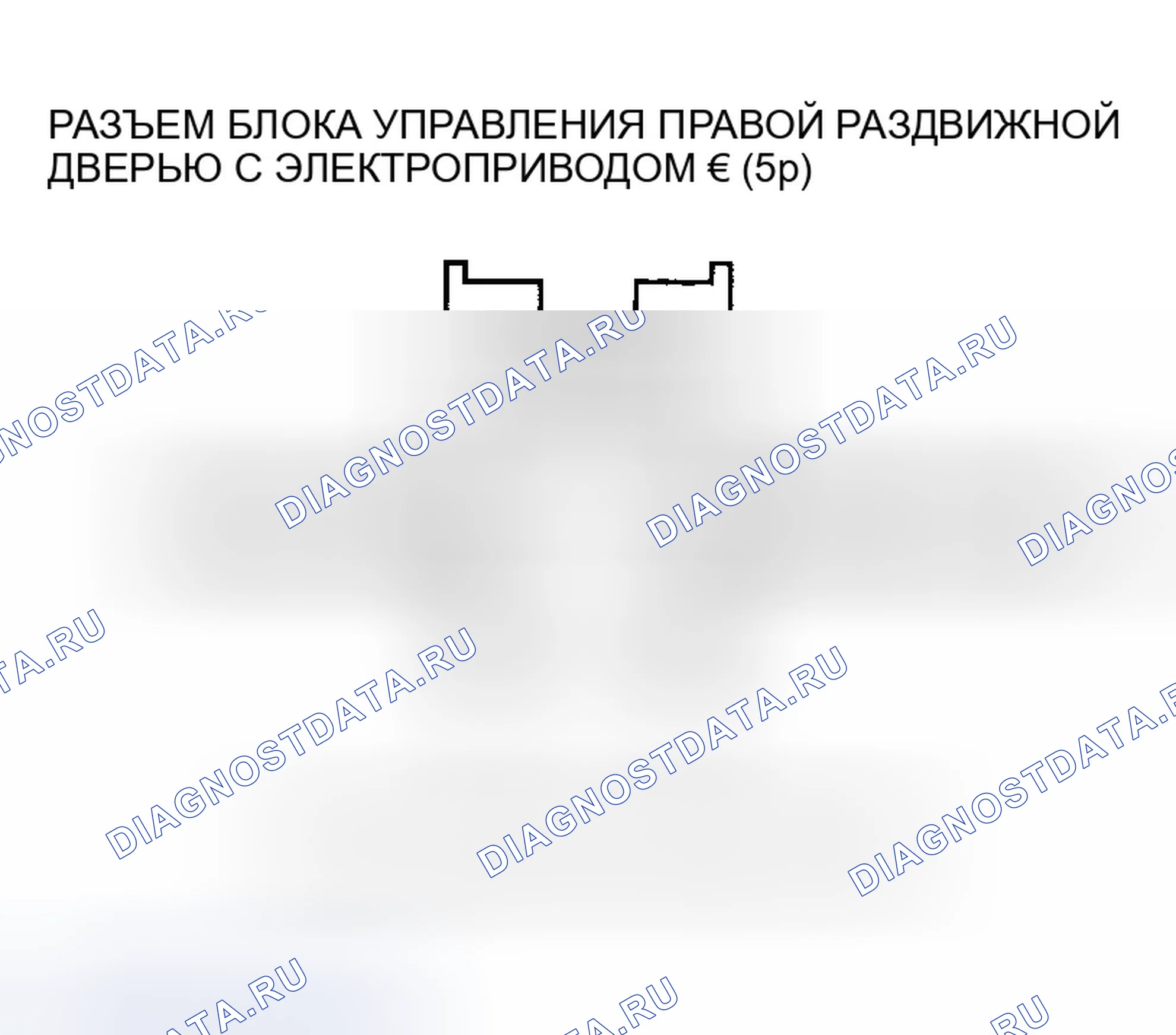 Рис. 297: расшифровка кода ошибки B2083: Неисправность цепи правого силового электродвигателя скольжения. Honda Odyssey I