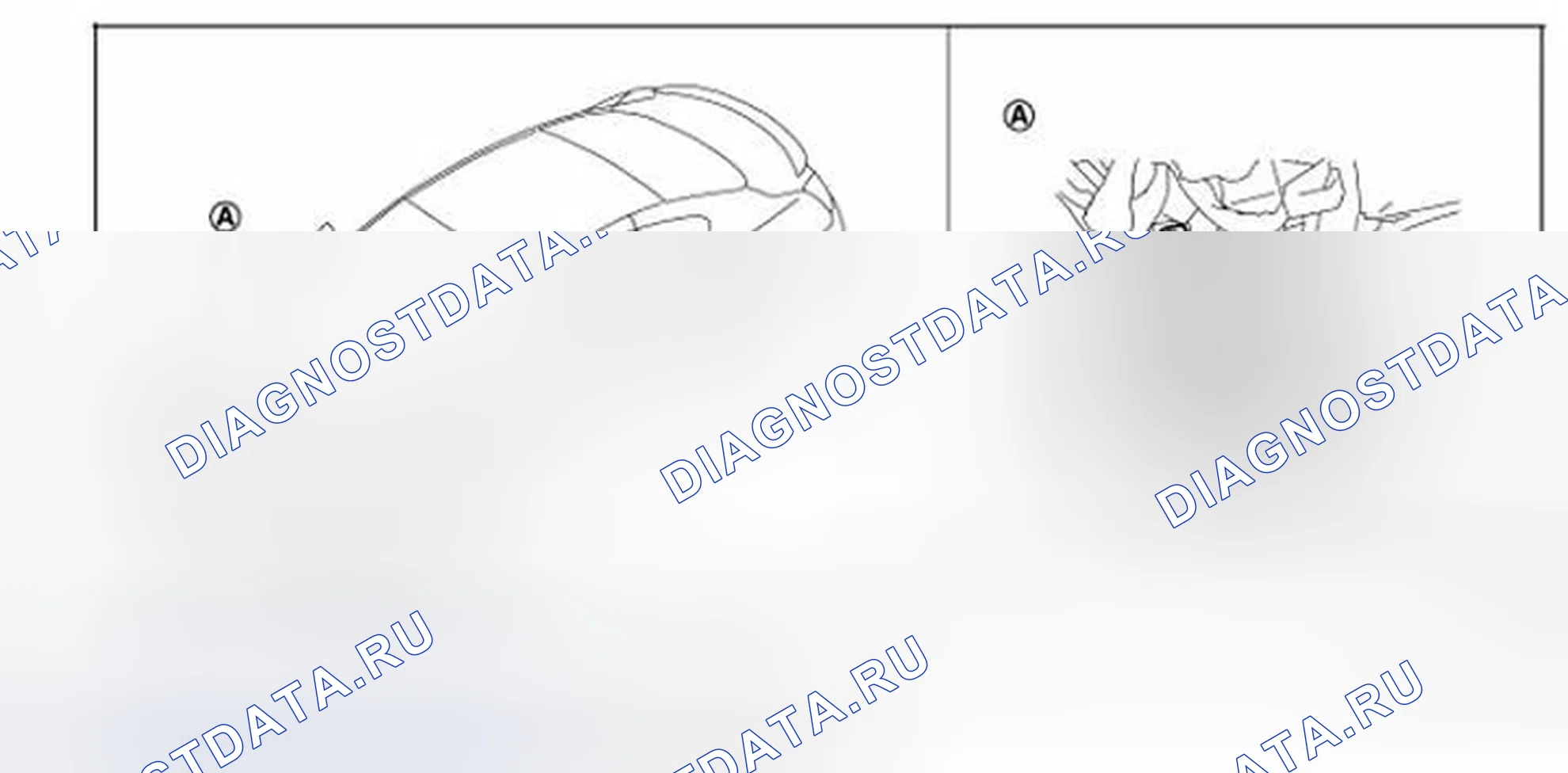 Рис. 25: Расположение компонентов. Infiniti Q60 I