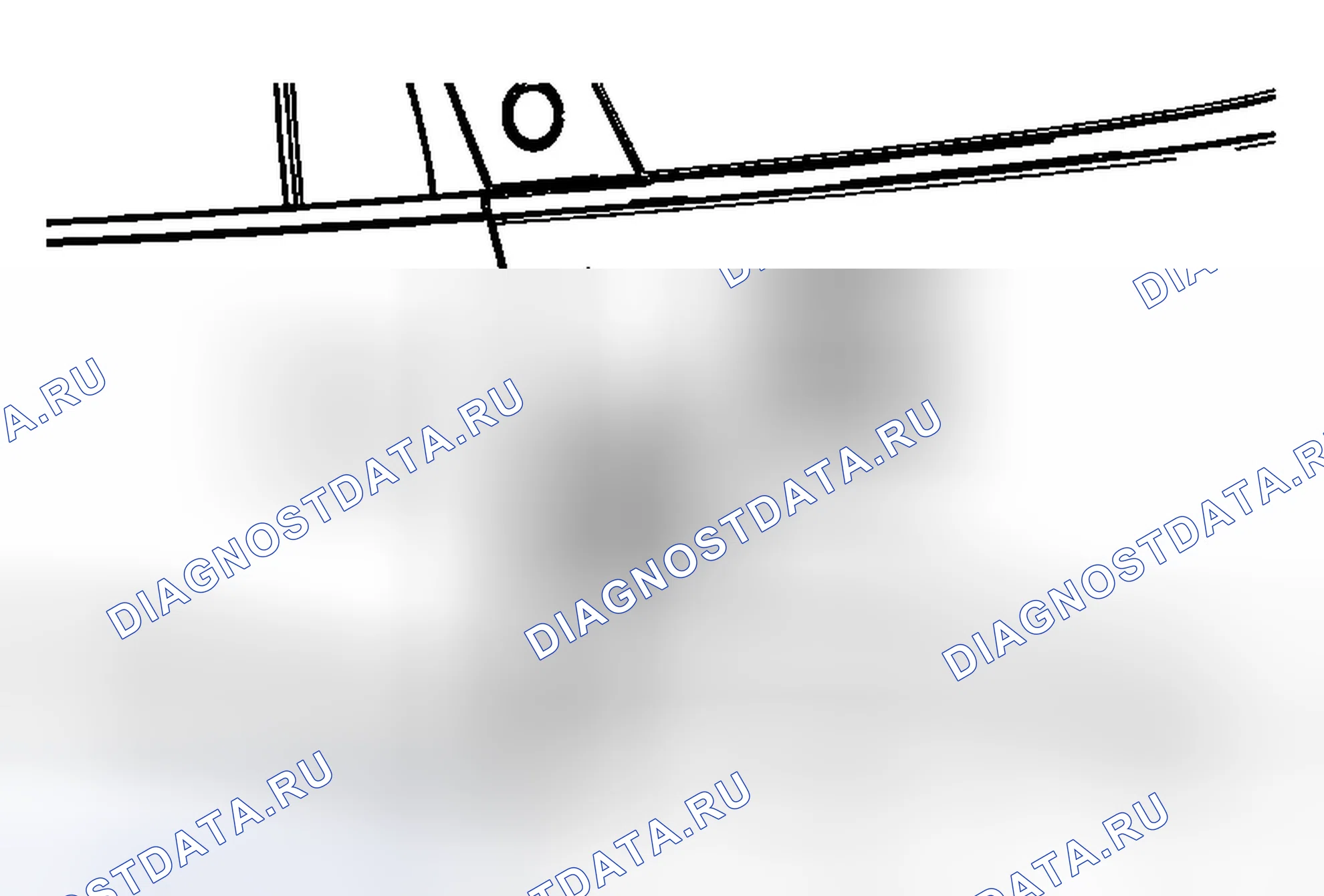 Рис. 128: Замена двери заправщика топливного бака (Acadia, Enclave, Traverse). GMC Acadia I рестайлинг