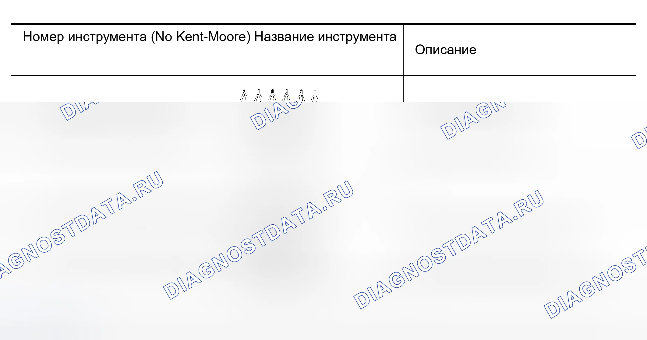 Рис. 343: Специальные сервисные инструменты. Nissan Murano Z50
