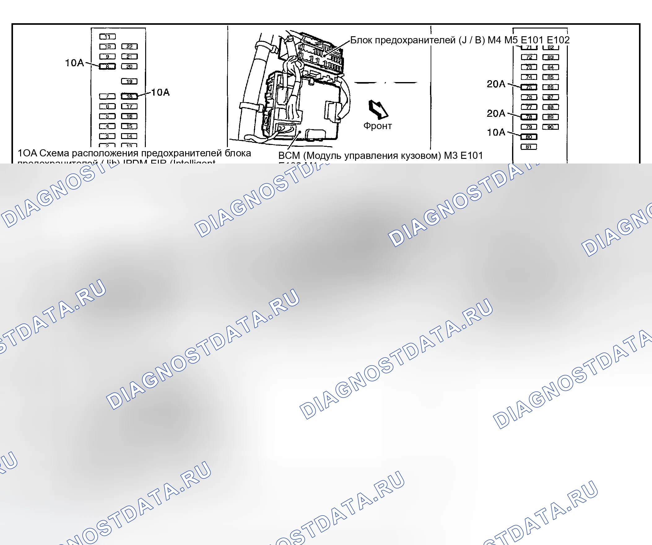 Рис. 12: РАСПОЛОЖЕНИЕ КОМПОНЕНТОВ И КАБЕЛЬНЫХ ЖГУТОВ. Infiniti G35 III
