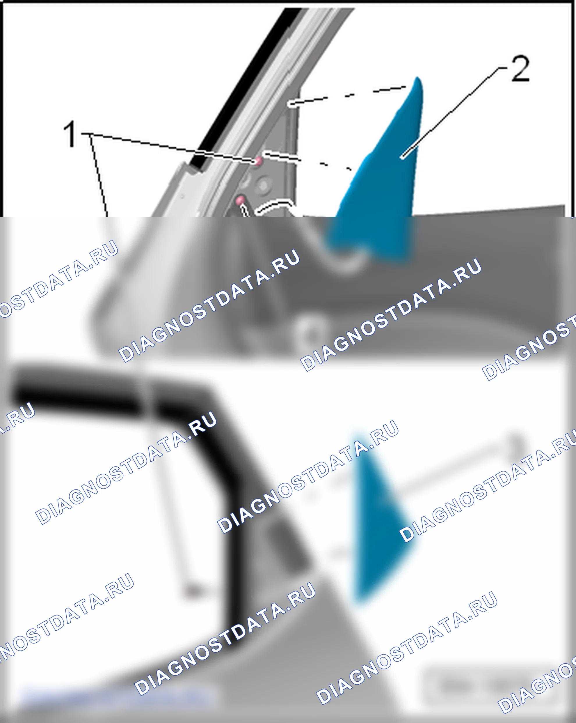 Окна задних дверей. SEAT Ibiza IV