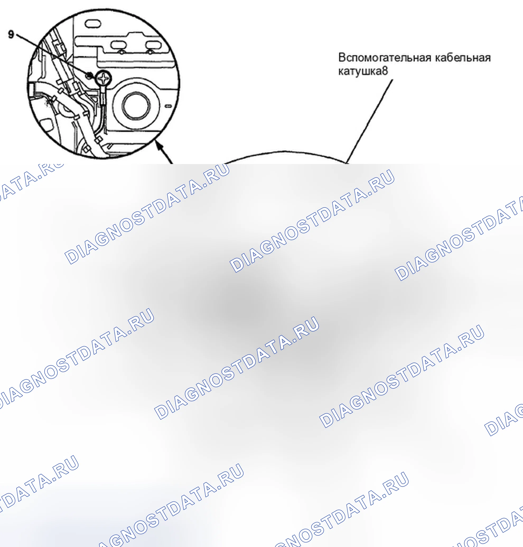 Рис. 628: Идентификация кабельного жгута (203-22). Honda Insight ZE2