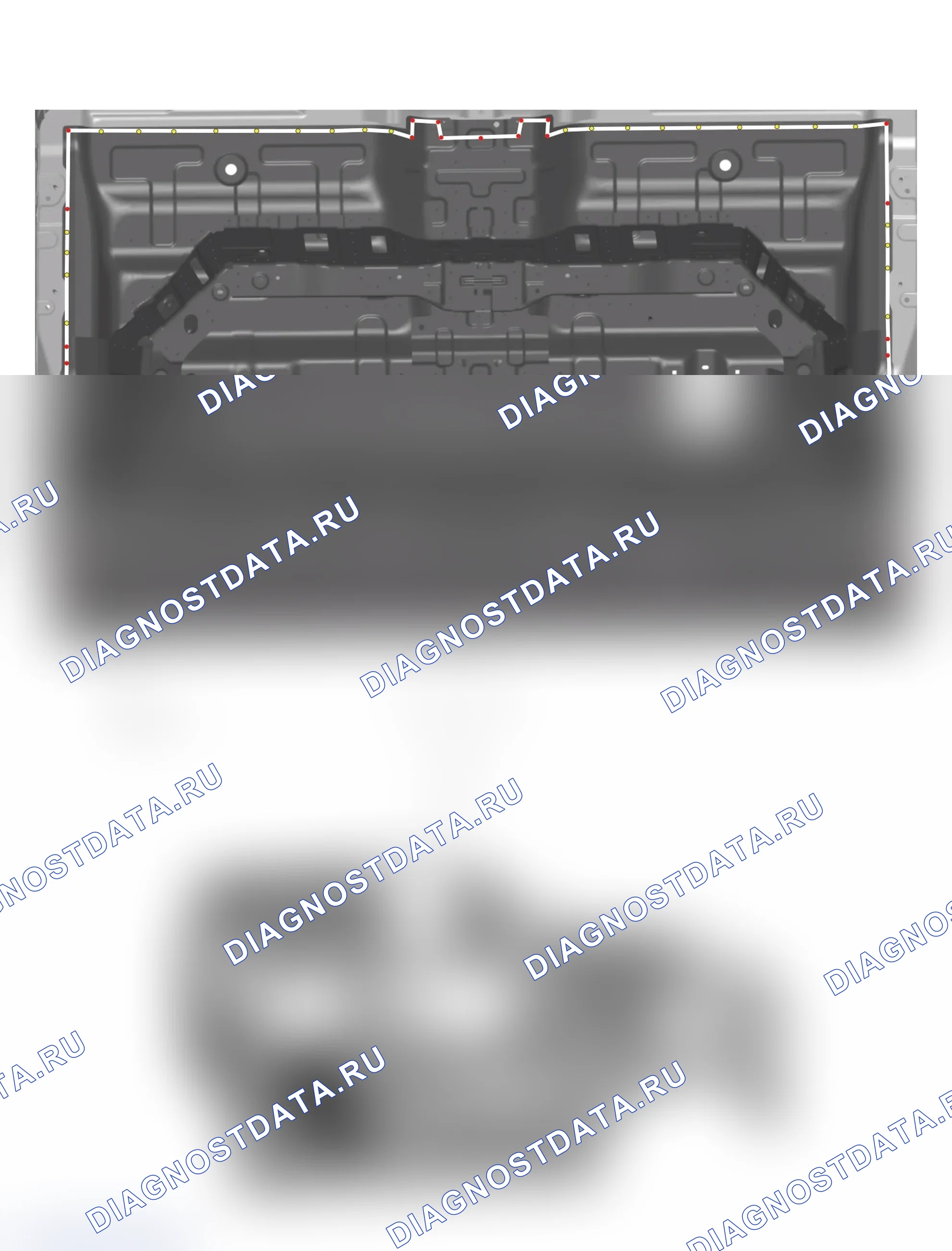 Узел заднего пола — Great Wall King-Kong-Cannon. Great-Wall King Kong Cannon I