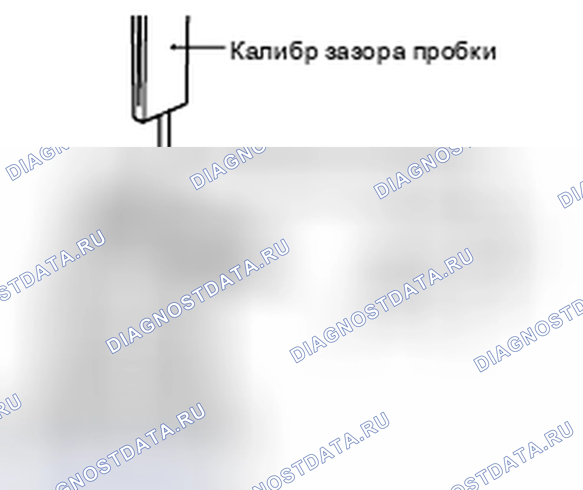 Рис. 26: ПРОВЕРКА ЗАЗОРА СВЕЧИ ЗАЖИГАНИЯ. Mitsubishi Lancer Ralliart X рестайлинг