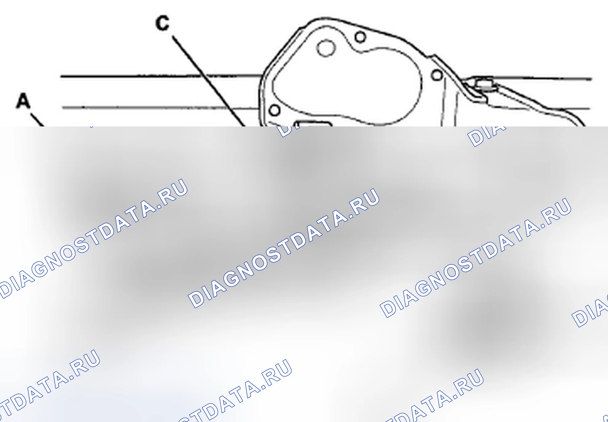 Рис. 408: Демонтаж / монтаж камеры заднего вида. Honda CR-V III рестайлинг
