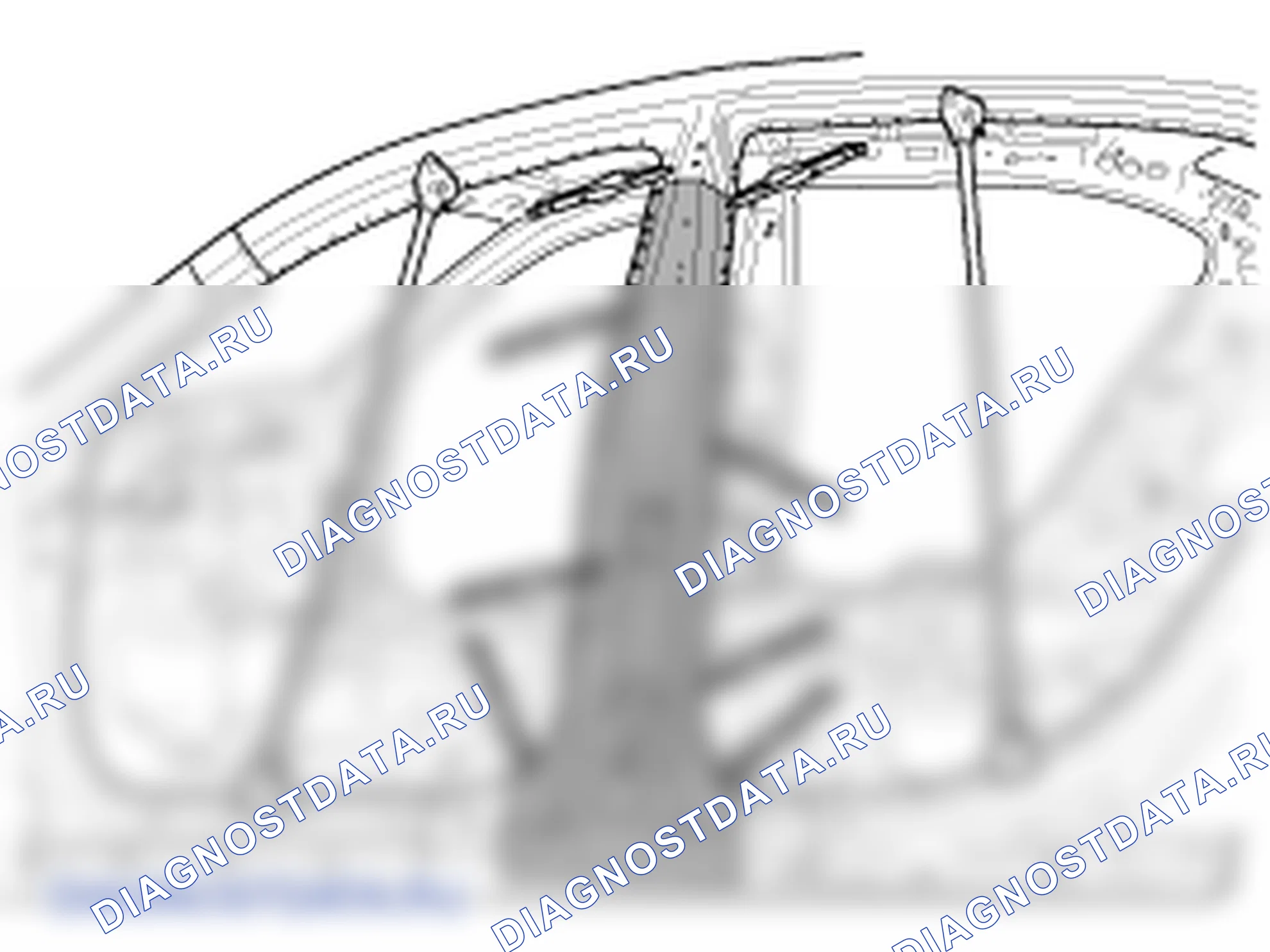 Установка центральной колонны. Hyundai Genesis BH