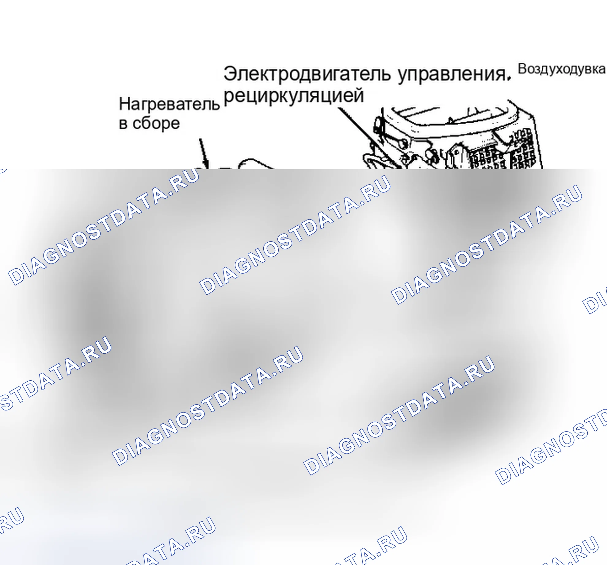Рис. 6: РЫЧАГ / КНОПКИ УПРАВЛЕНИЯ ФУНКЦИЯМИ. Honda Prelude III рестайлинг