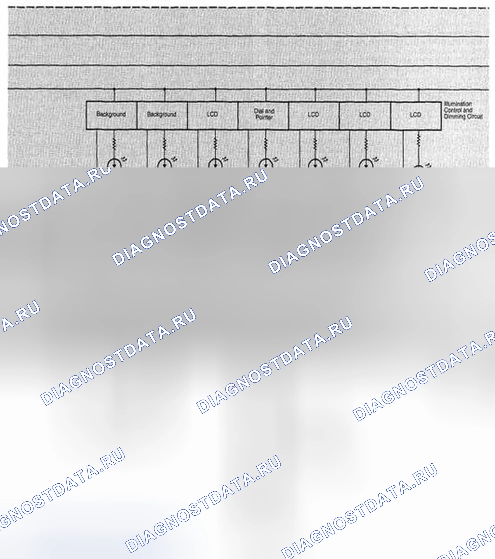 Рис. 529: Принципиальная схема измерительных приборов и индикаторов (стр. 80-2). Honda Insight ZE2