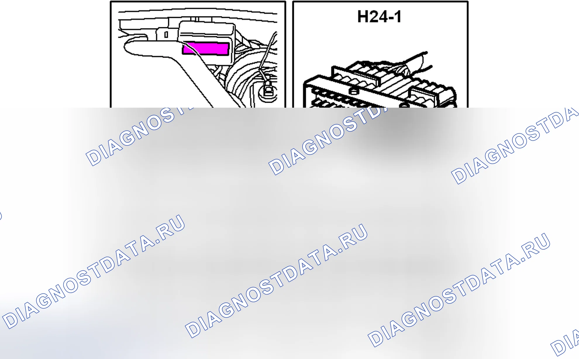 Рис. 57: Разъем H24-1. Kia Picanto III