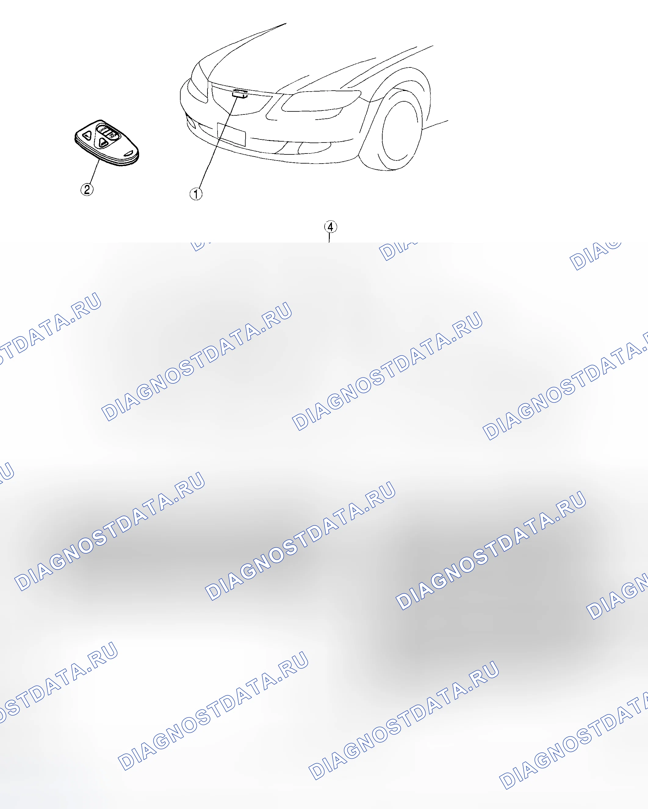 Рис. 40: ИНДЕКС МЕСТОПОЛОЖЕНИЯ ПРОТИВОУГОННОЙ СИСТЕМЫ. Mazda 6 GG