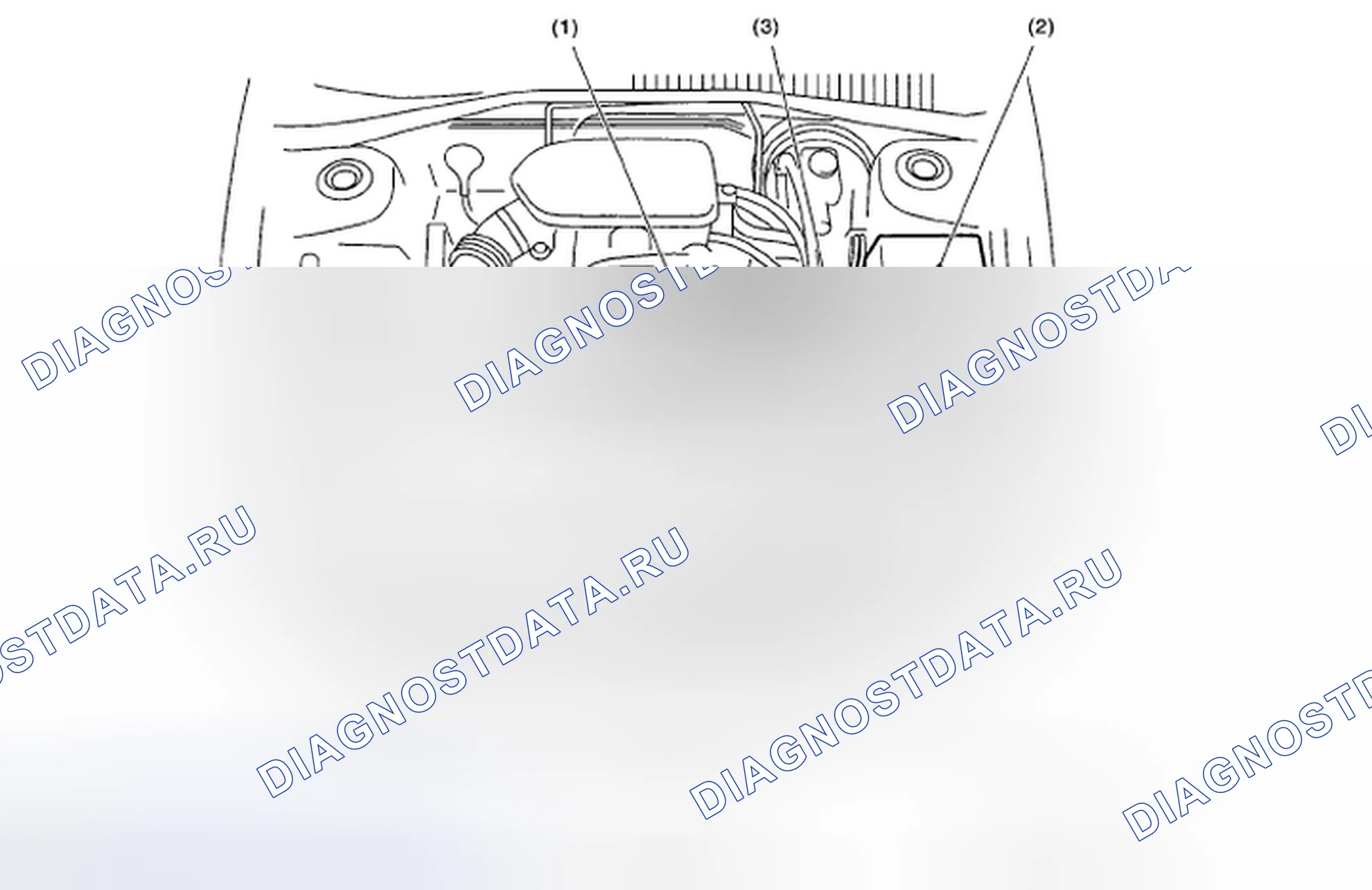 Рис. 54: МОТОРНЫЙ ОТСЕК. Subaru Legacy BL/BP рестайлинг