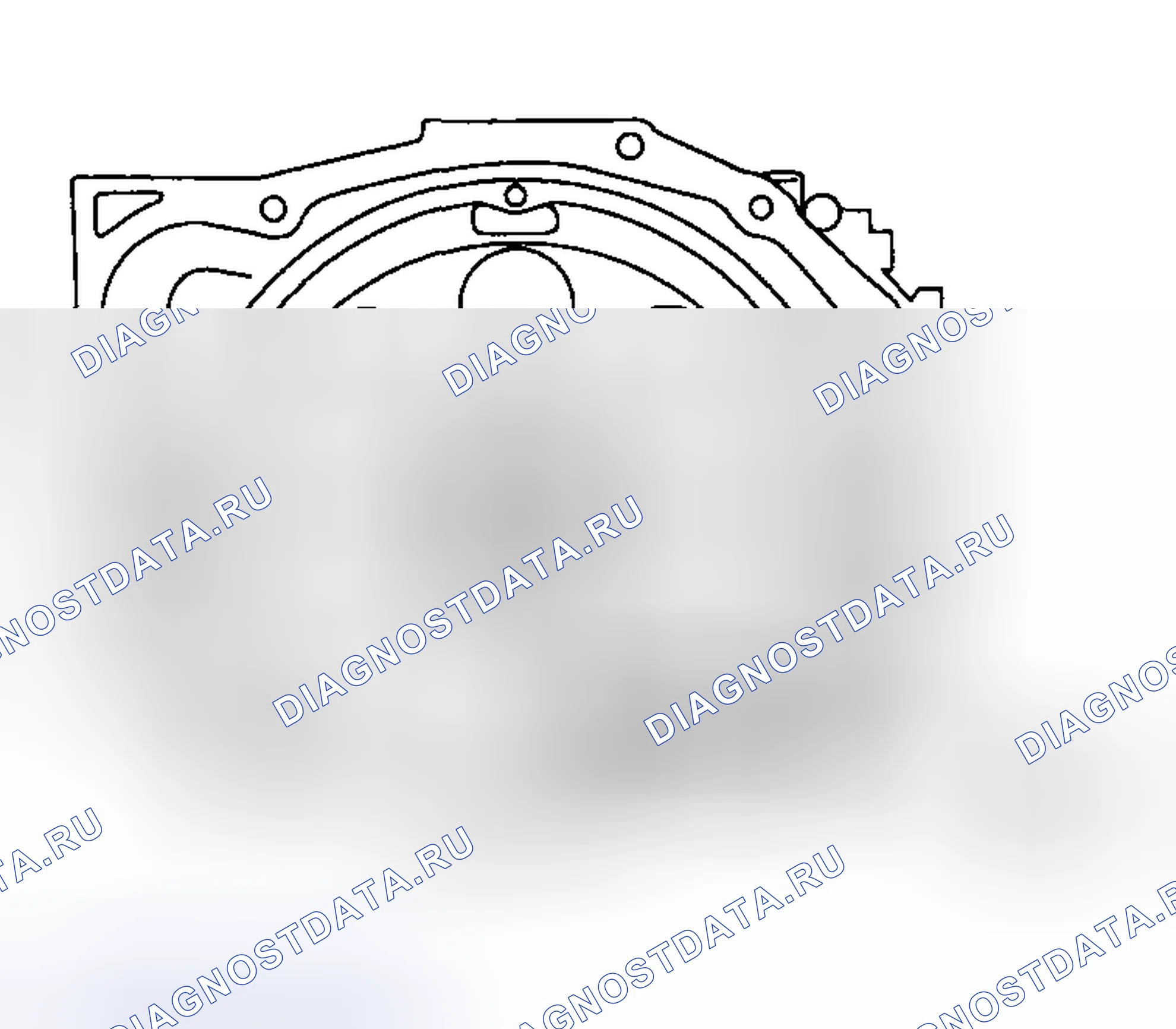 Рис. 221: ДЕМОНТАЖ. Subaru Outback BH