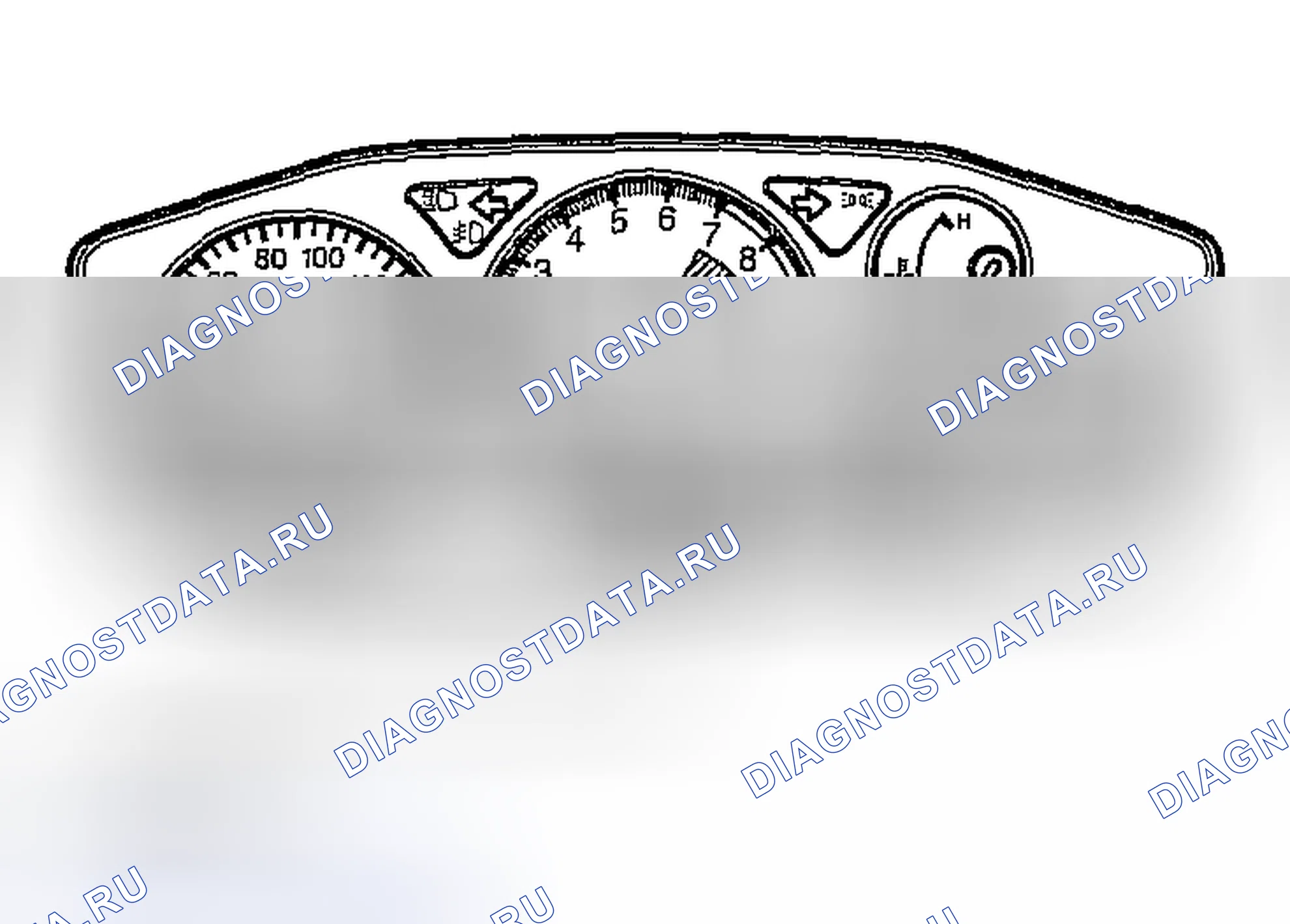 Рис. 301: ПРОВЕРКА СИГНАЛЬНОГО ОГНЯ SRS. Mazda MX-5 NA