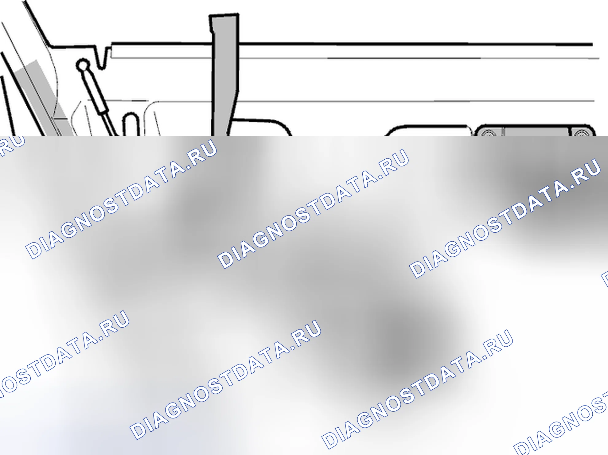 Рис. 1035: Крышка и направляющая окна. Volvo C70 I