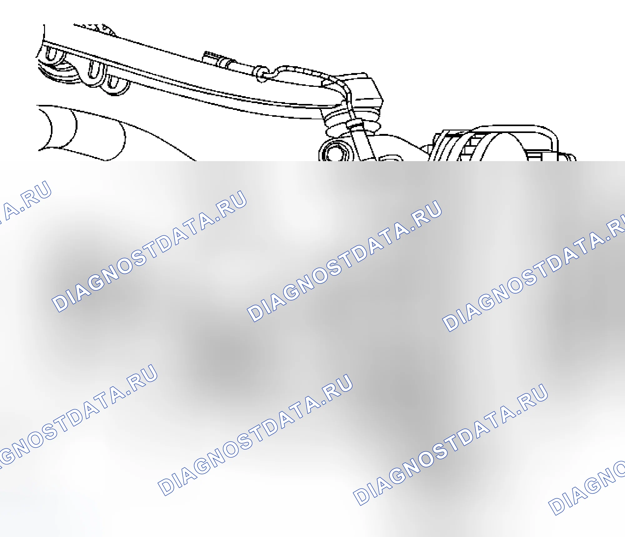 Рис. 2: Регулировка переднего носка. Hummer H3 I