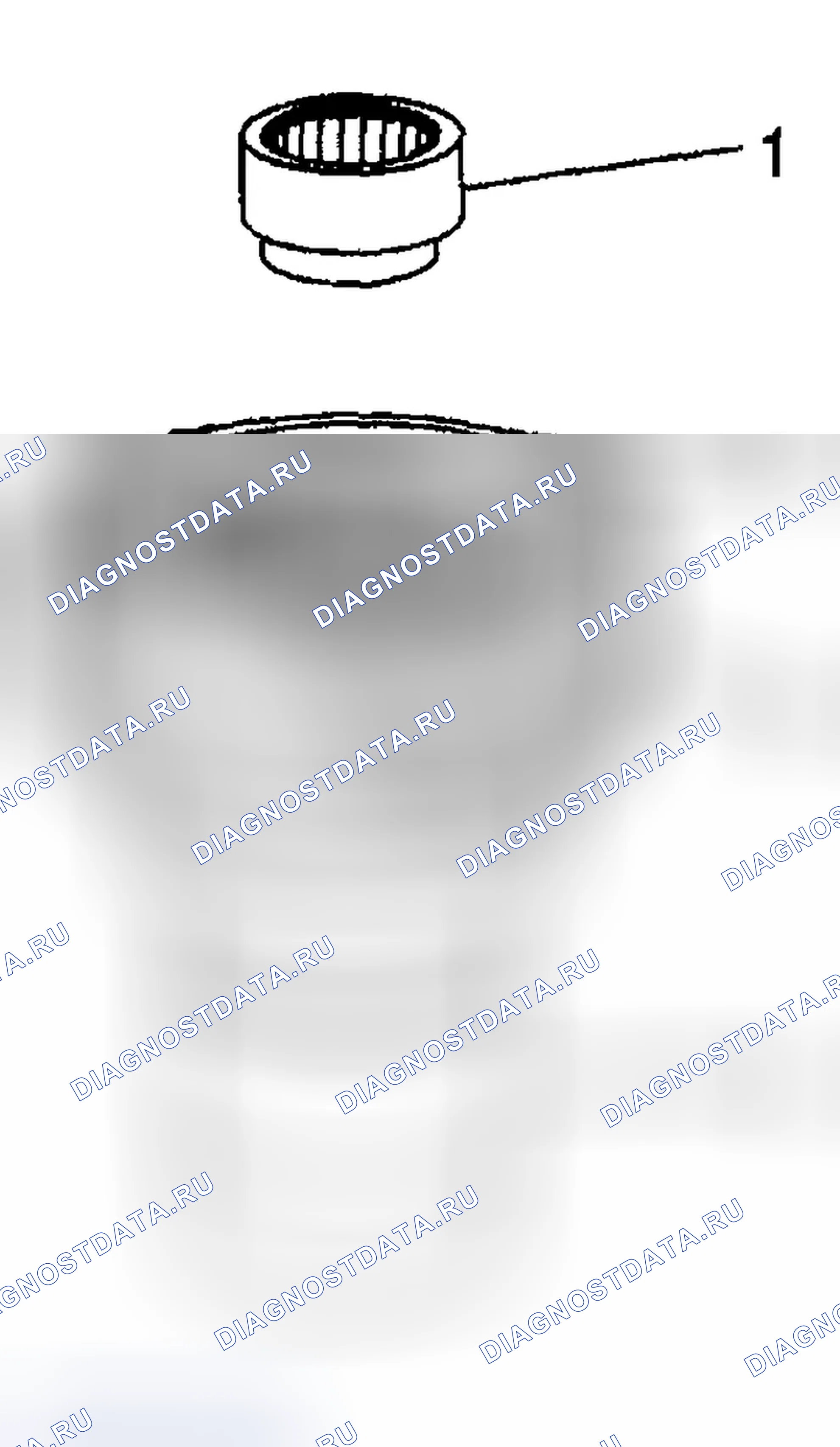 Рис. 468: Входная шестерня. Chevrolet Silverado 2500 