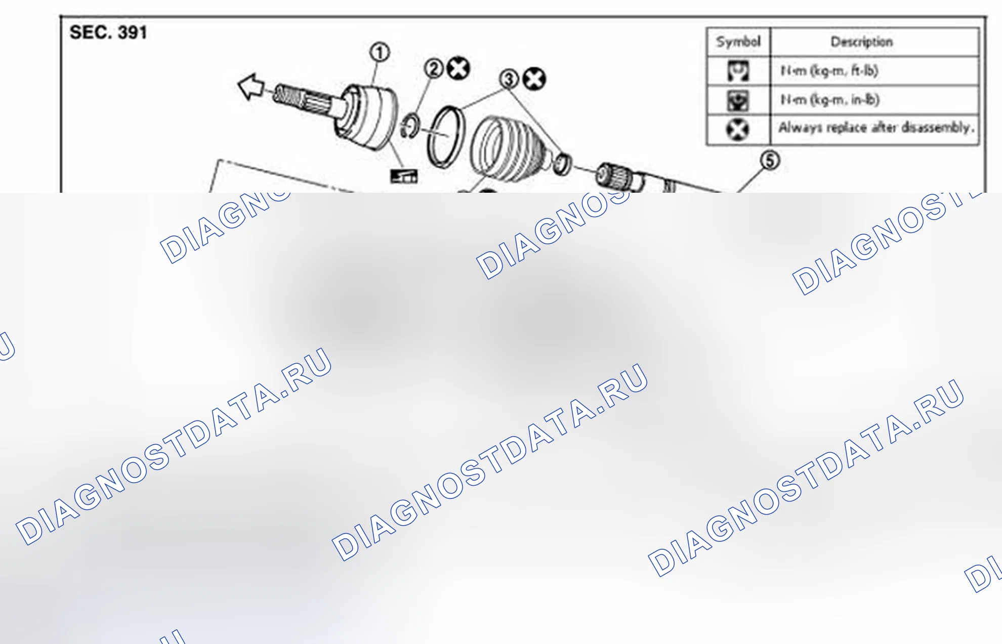 Рис. 19: ПРАВАЯ СТОРОНА. Infiniti FX35 II