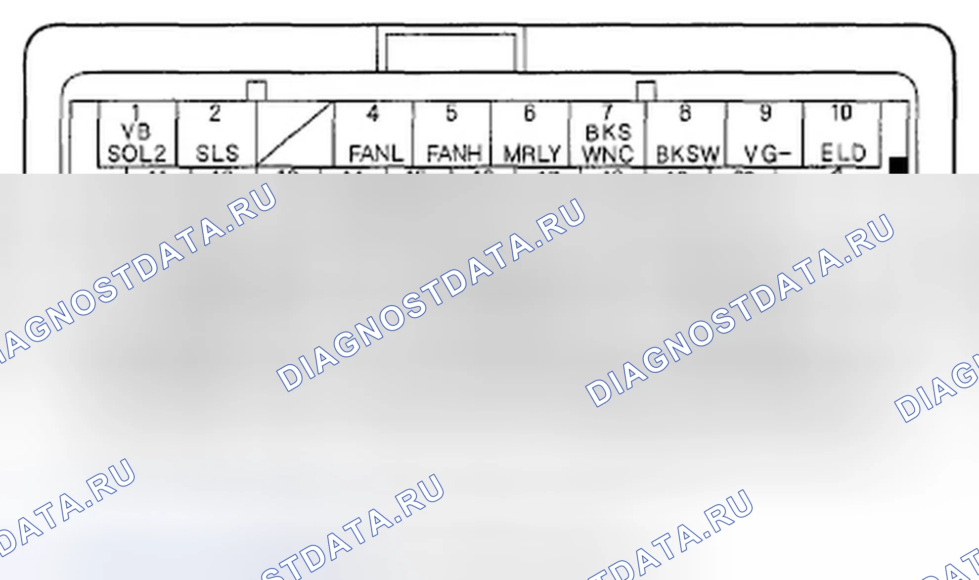 Рис. 407: Входы и выходы ИКМ на разъеме А ИКМ (49P) (модели ' 08-10). Honda Odyssey IV